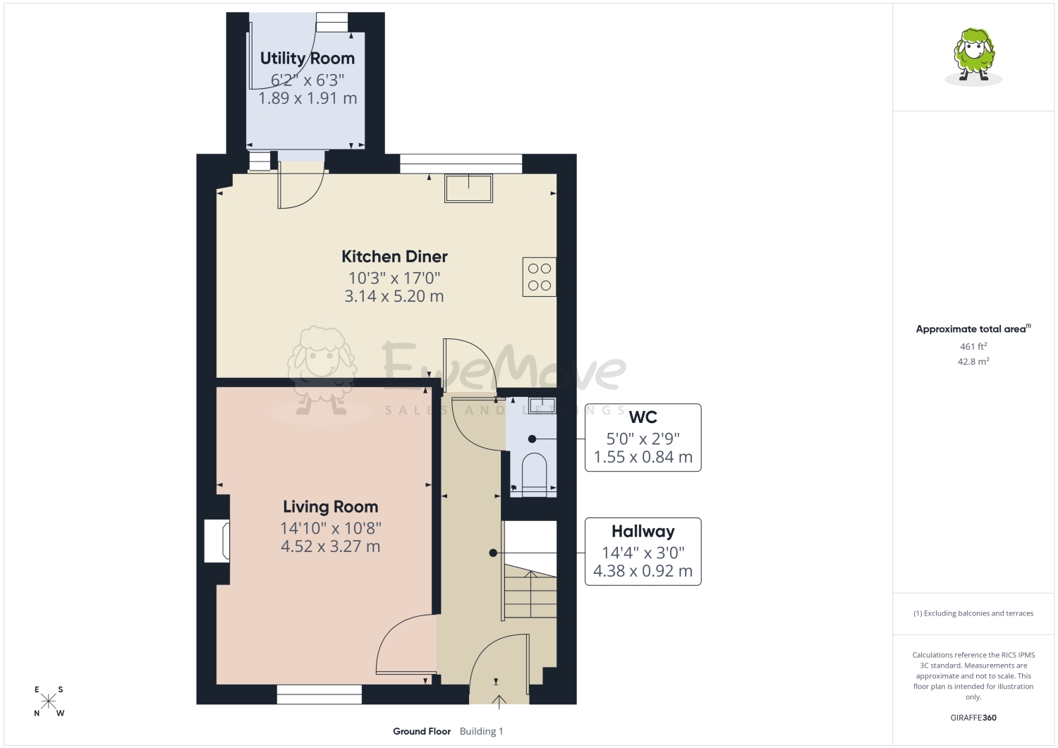 109, Kingfisher Drive, Ely floorplan
