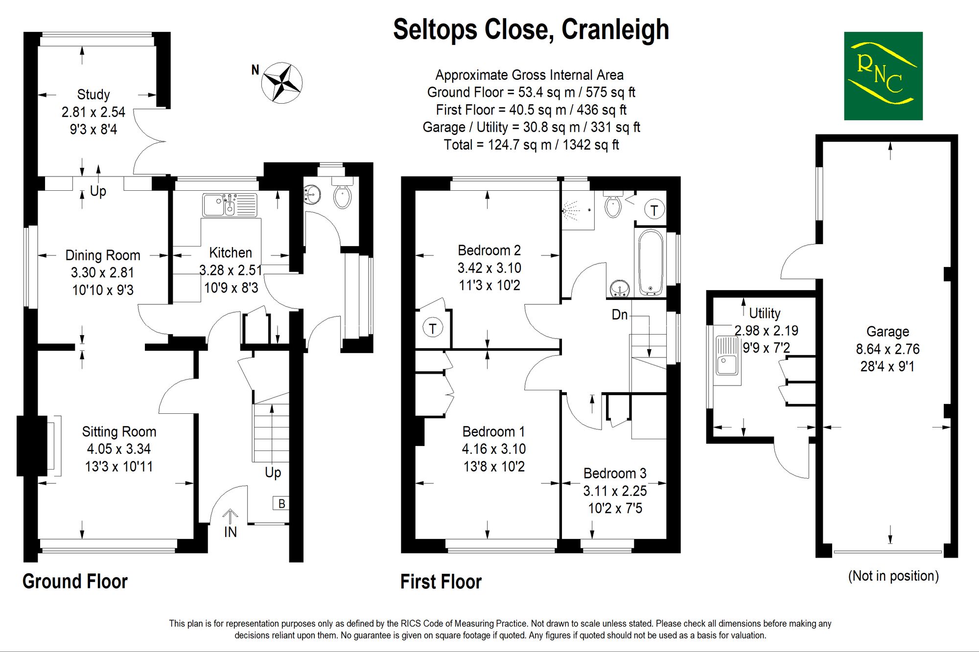 14 Seltops Close, Cranleigh floorplan
