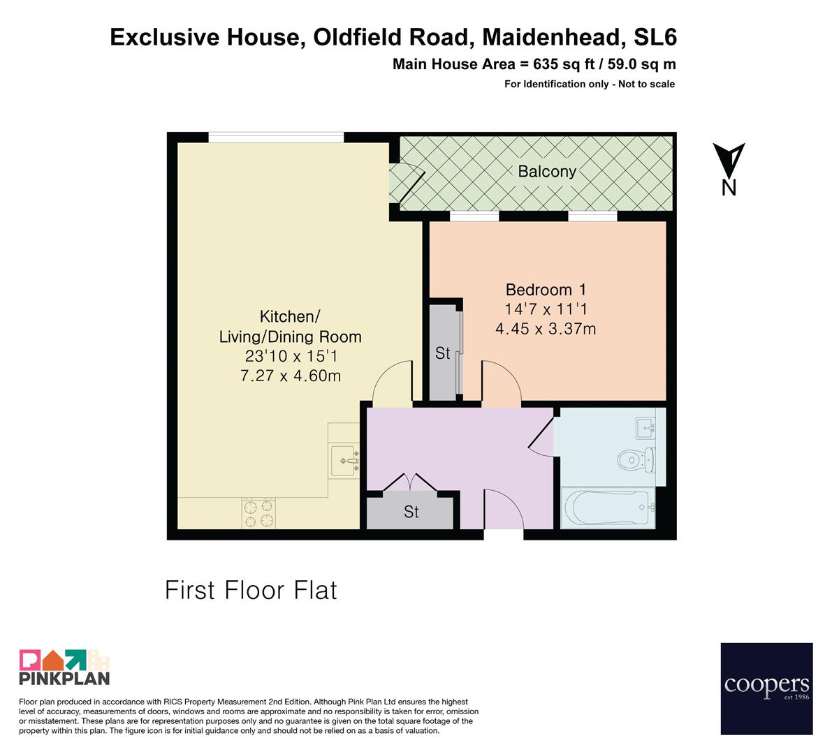 Apartment 9, Exclusive House, Oldfield Road, Maidenhead floorplan