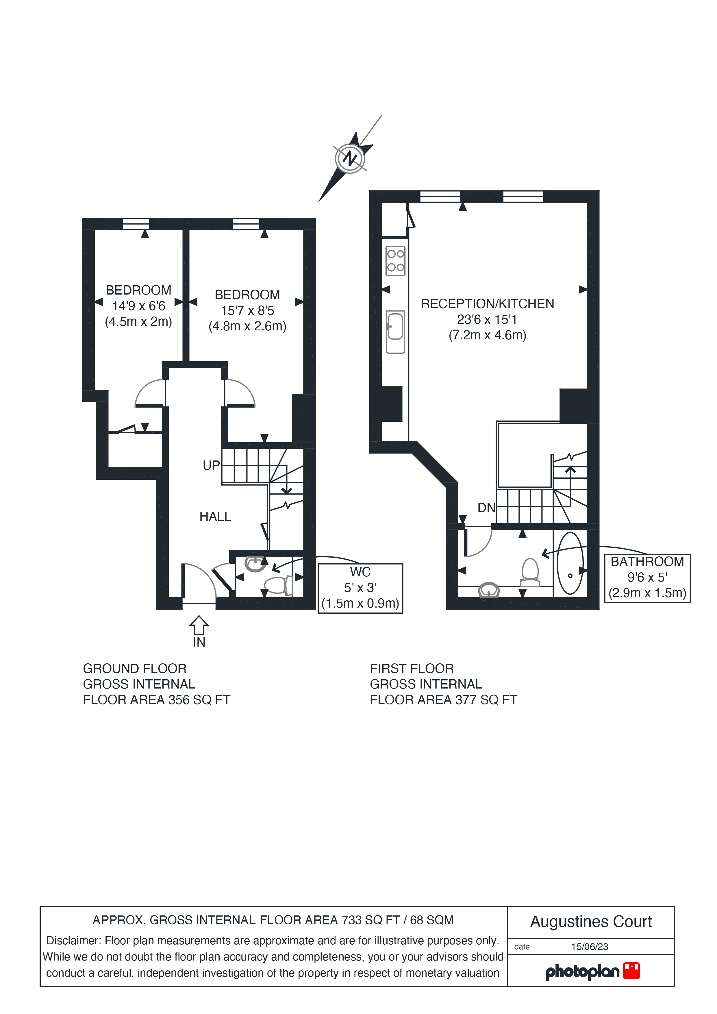 14, St Augustines Court, Bermondsey floorplan