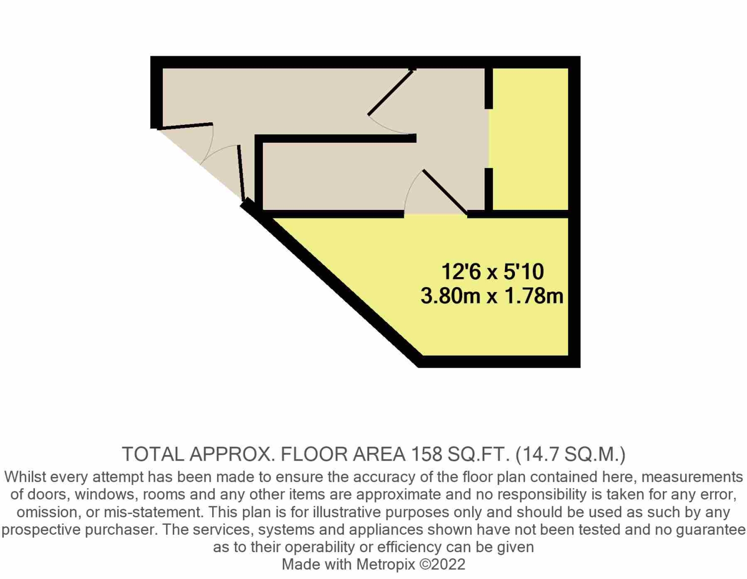 Ground Floor Flat, 280 Dyke Road, Brighton floorplan