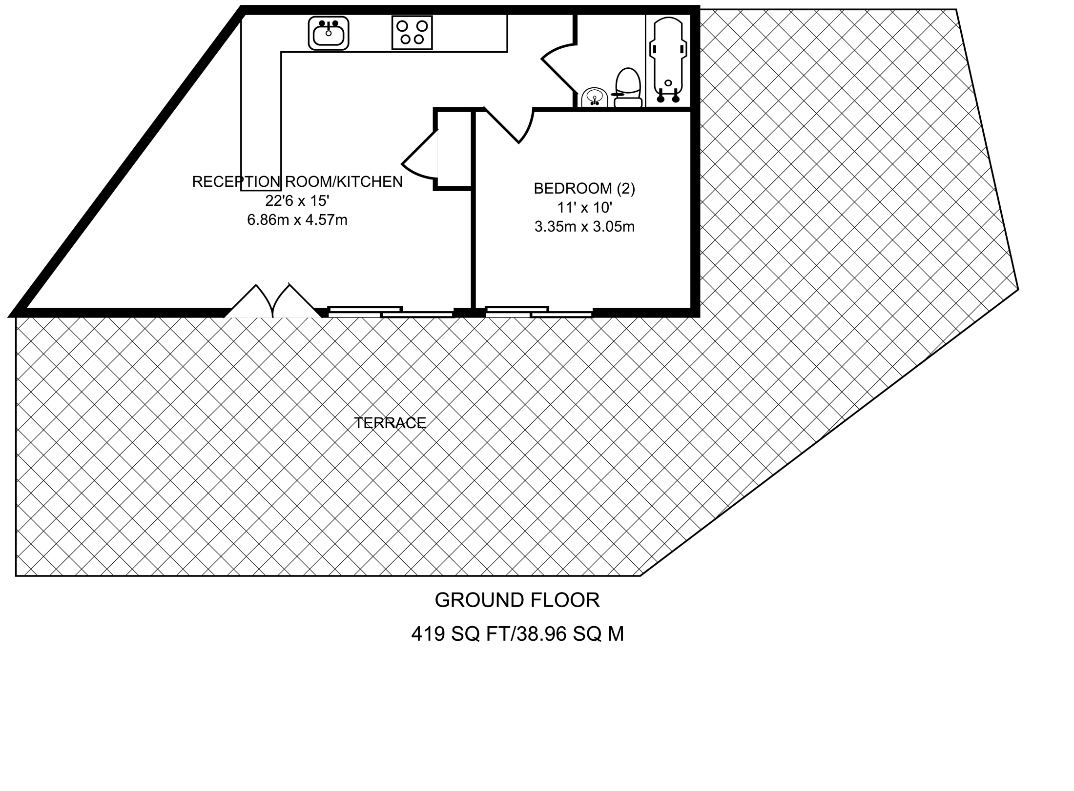 1 Bedrooms Flat to rent in Martello Street, Hackney, London E8