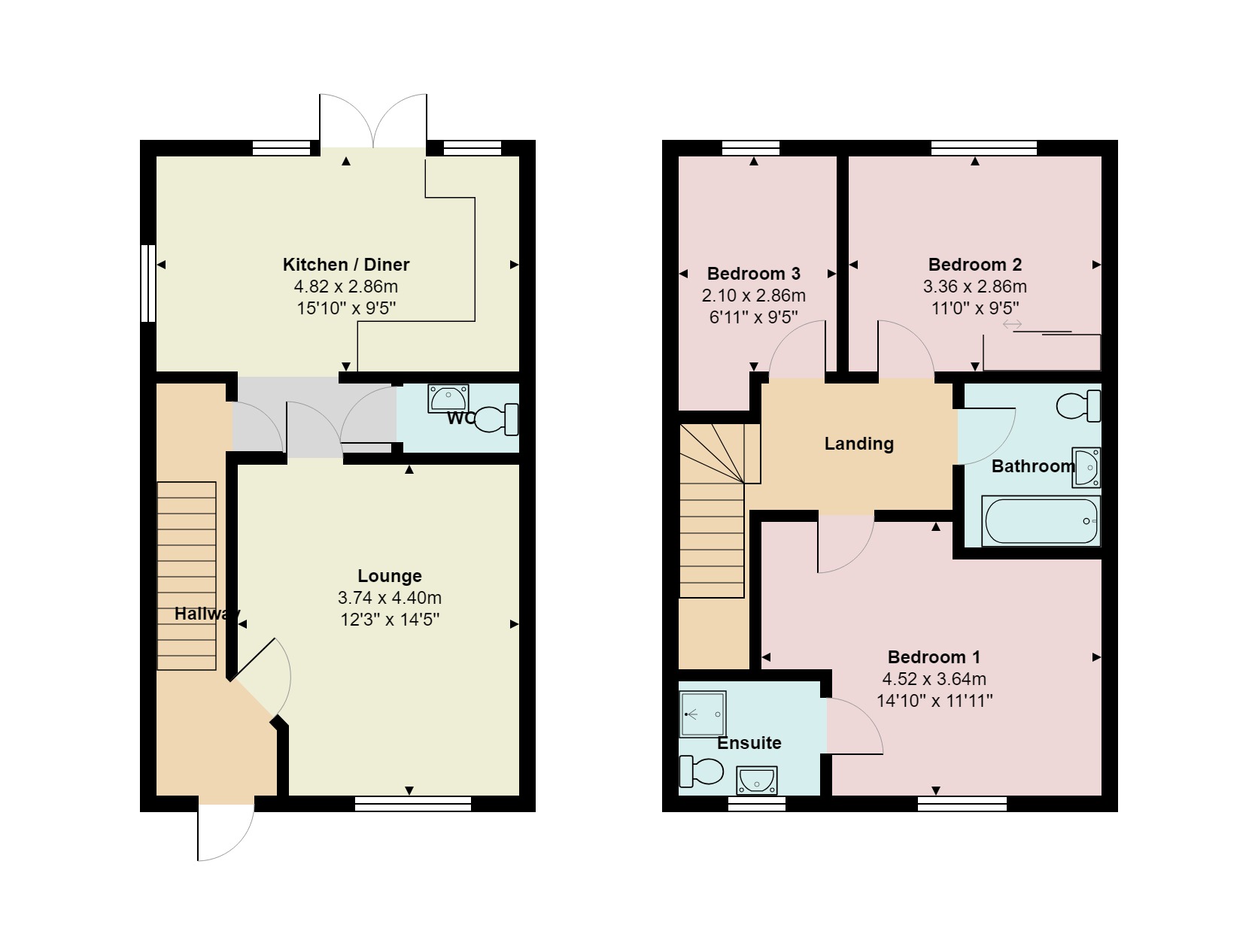 3 Bedrooms Terraced house for sale in Riverside Walk, Crawley RH10