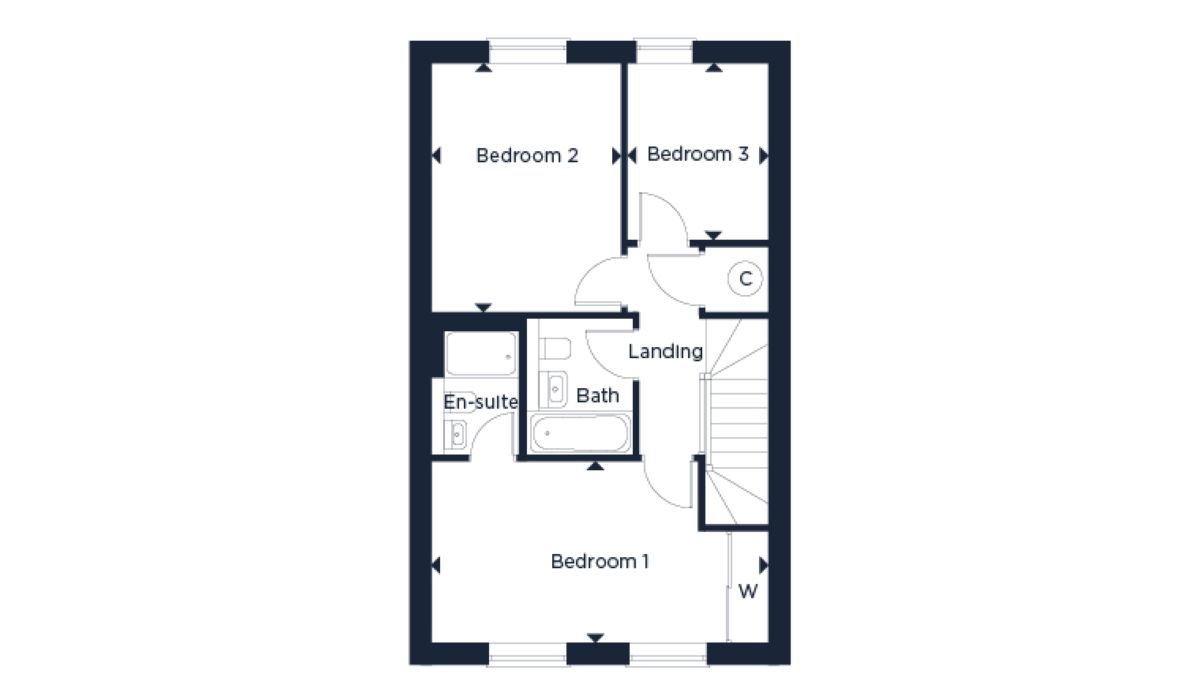 Plot 15.11, The Willow V2, Burstow Grove, Horley floorplan