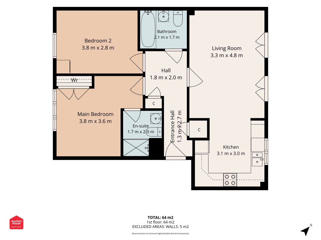 177 Dukesfield Shiremoor, Newcastle upon Tyne floorplan