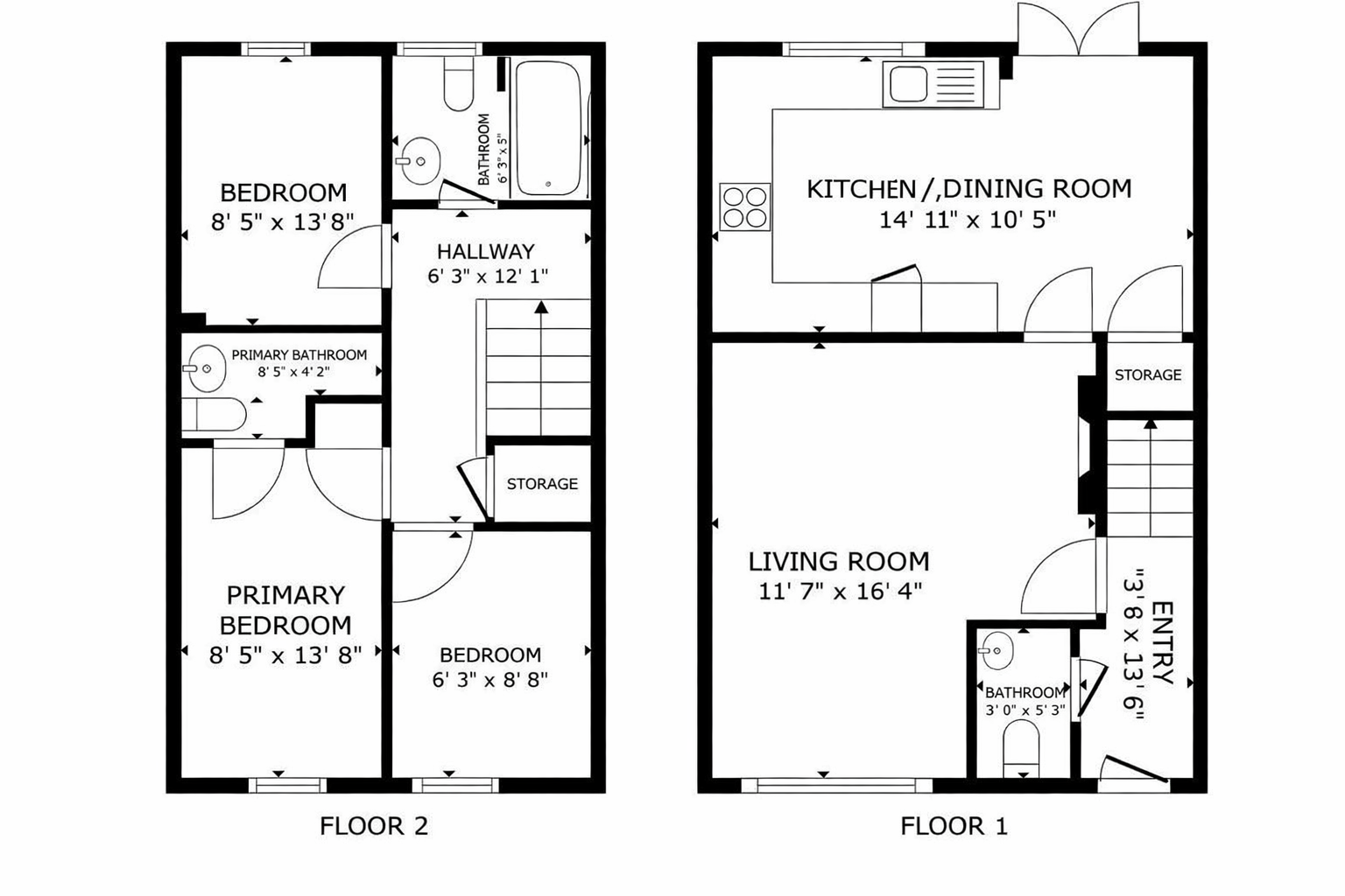 4, Cae'r Victor, Barry floorplan