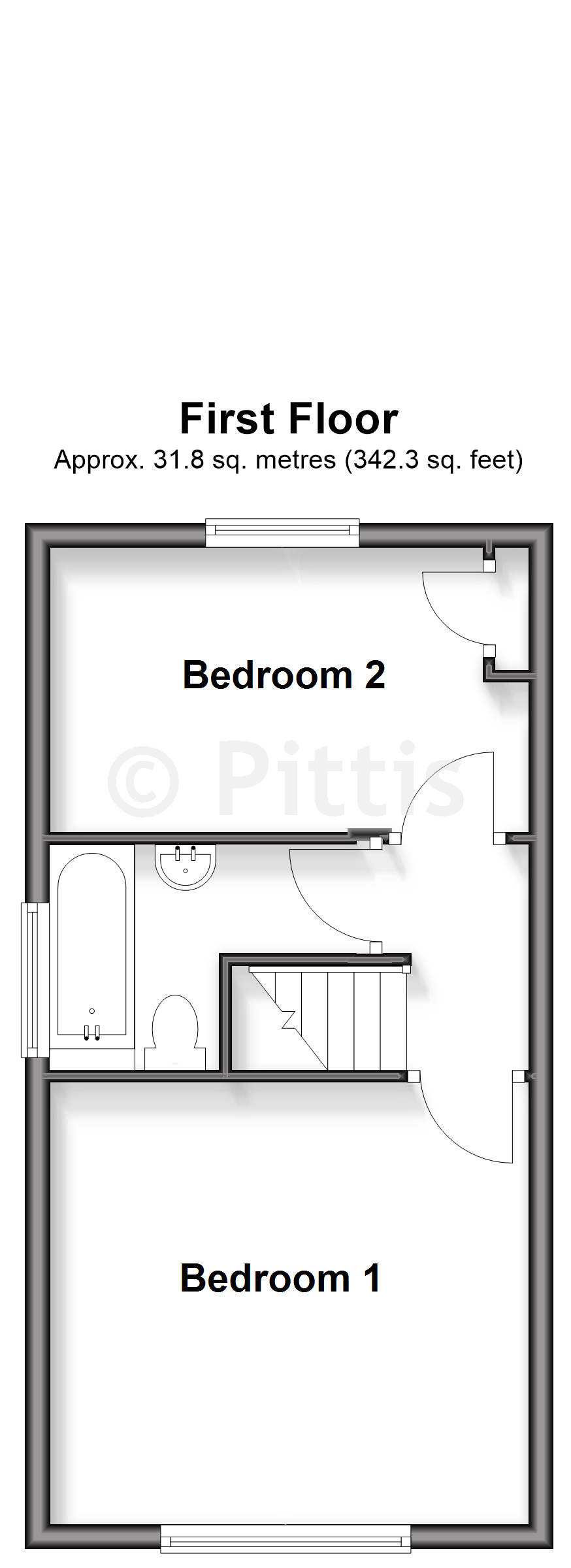 1, George Street, Sandown floorplan