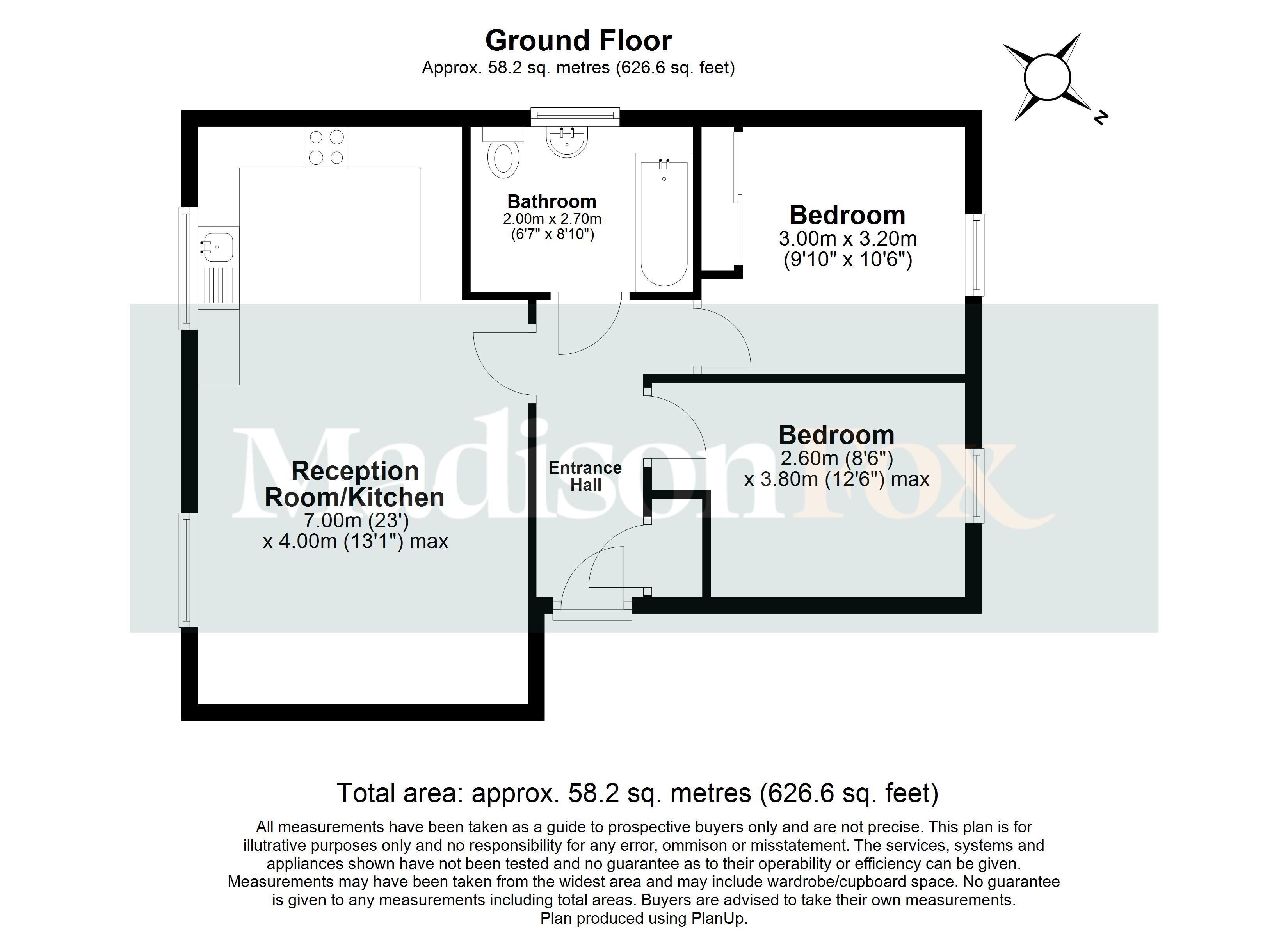 Flat 2, Speckled Wood House, 105, Five Oaks Lane, Chigwell floorplan