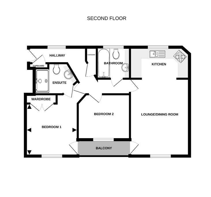 34, Russell Road, Hampshire floorplan