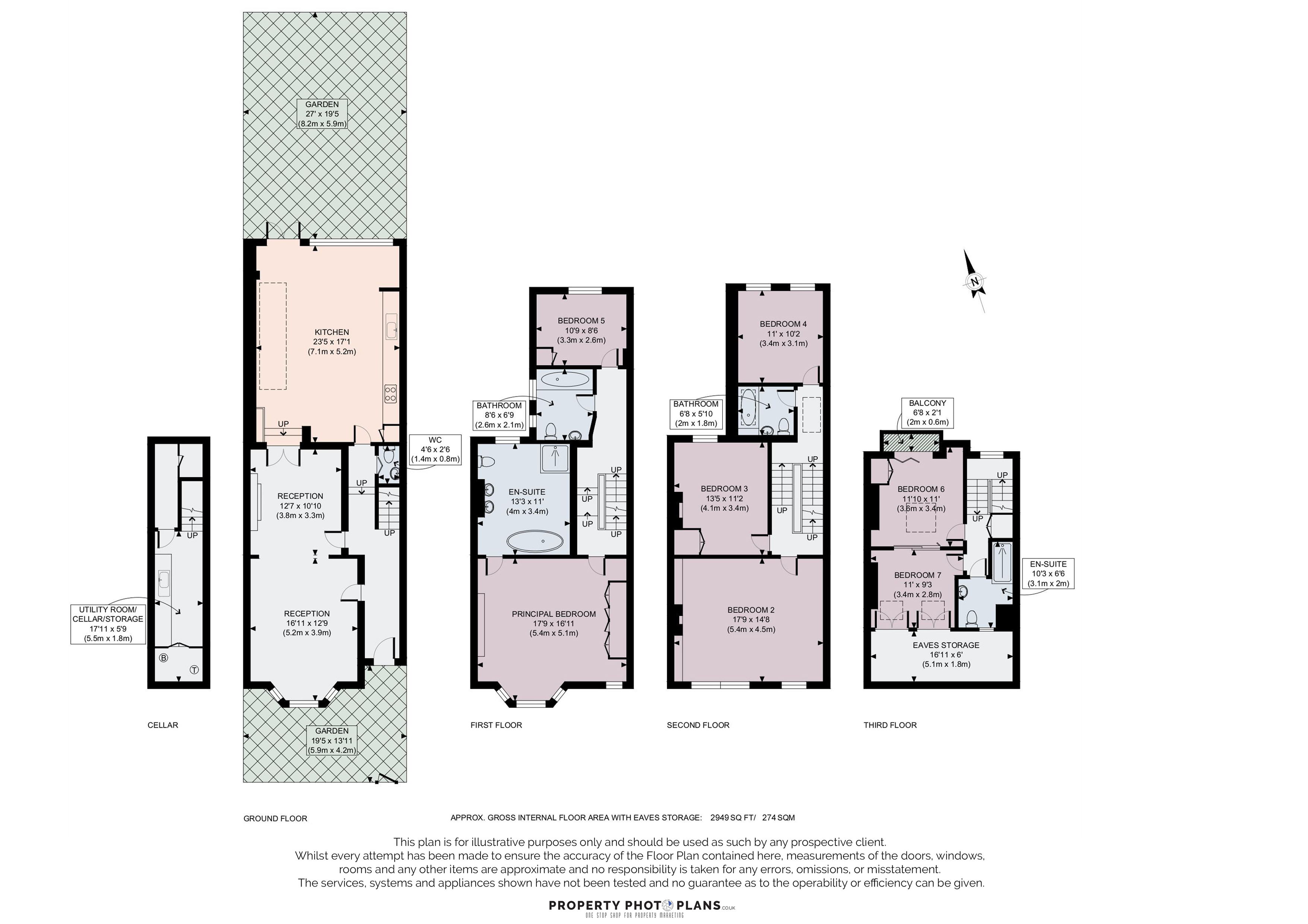 Melrose Gardens, London floorplan