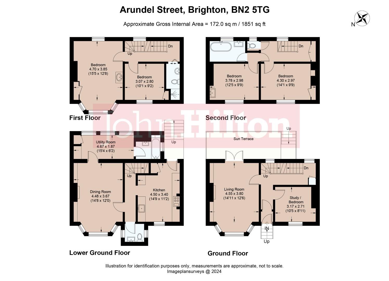 3, Arundel Street, Brighton floorplan
