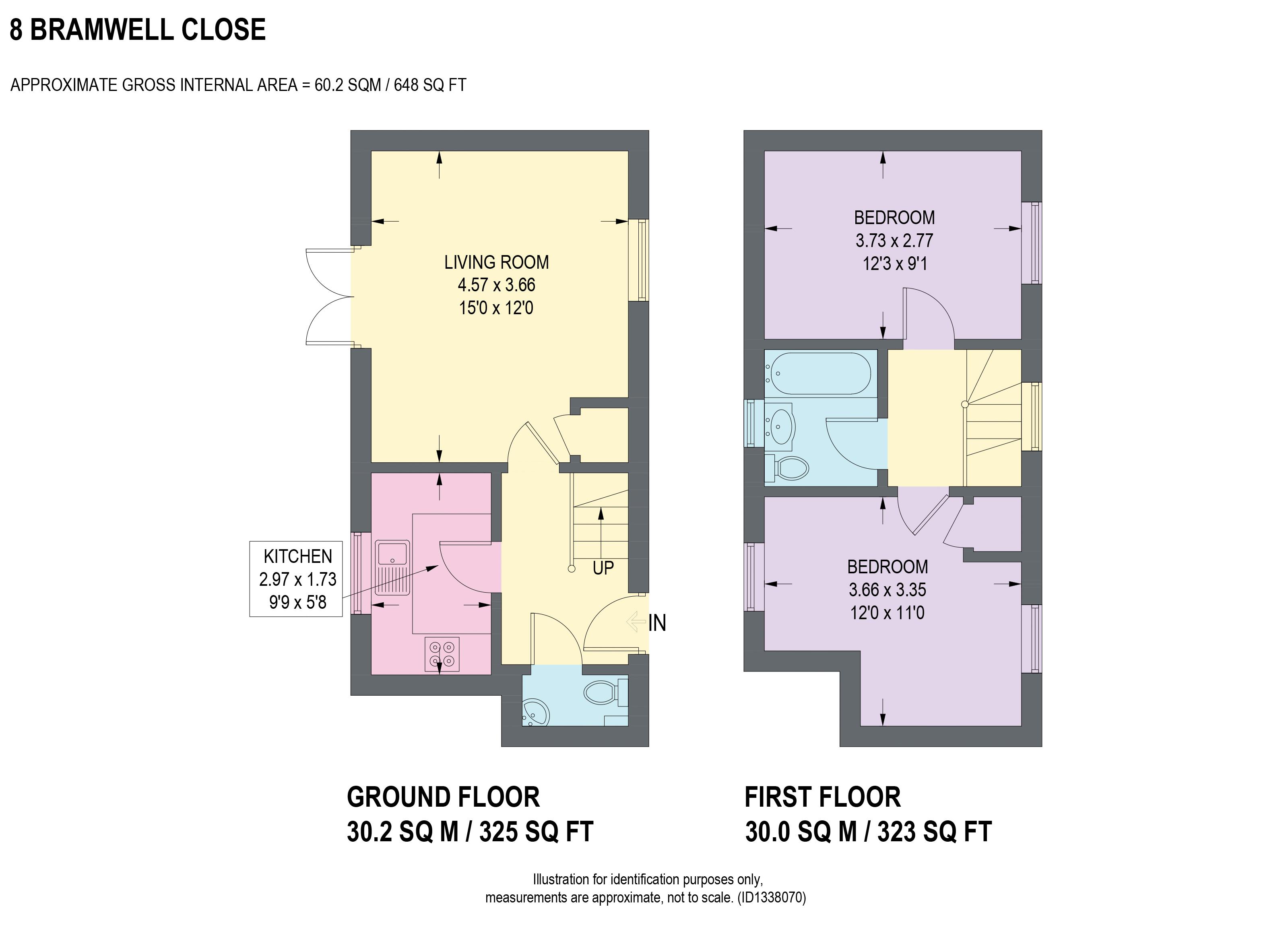 8, Bramwell Close, Sheffield floorplan