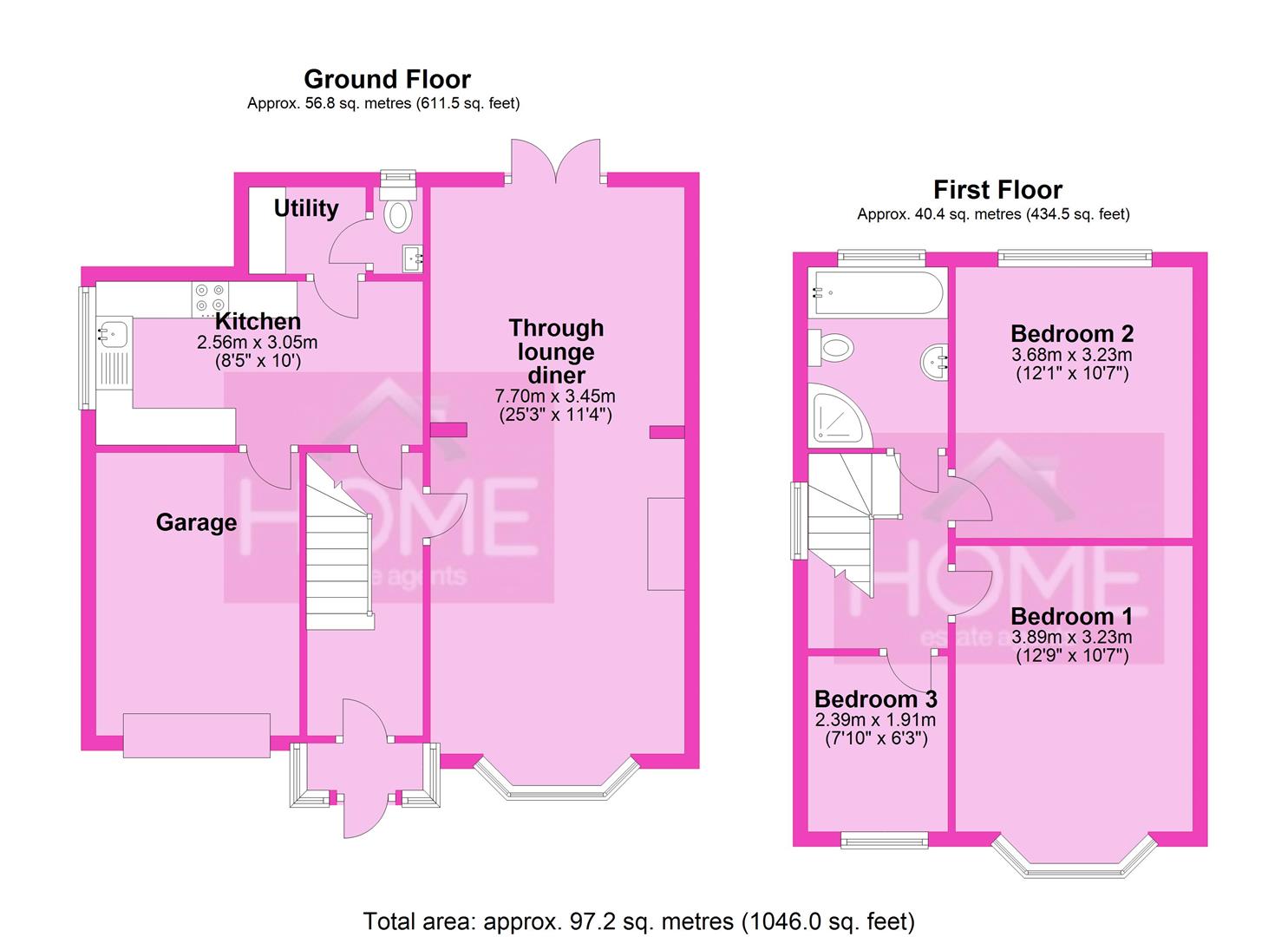 Nursery Road, Urmston, Manchester M41, 3 bedroom semidetached house