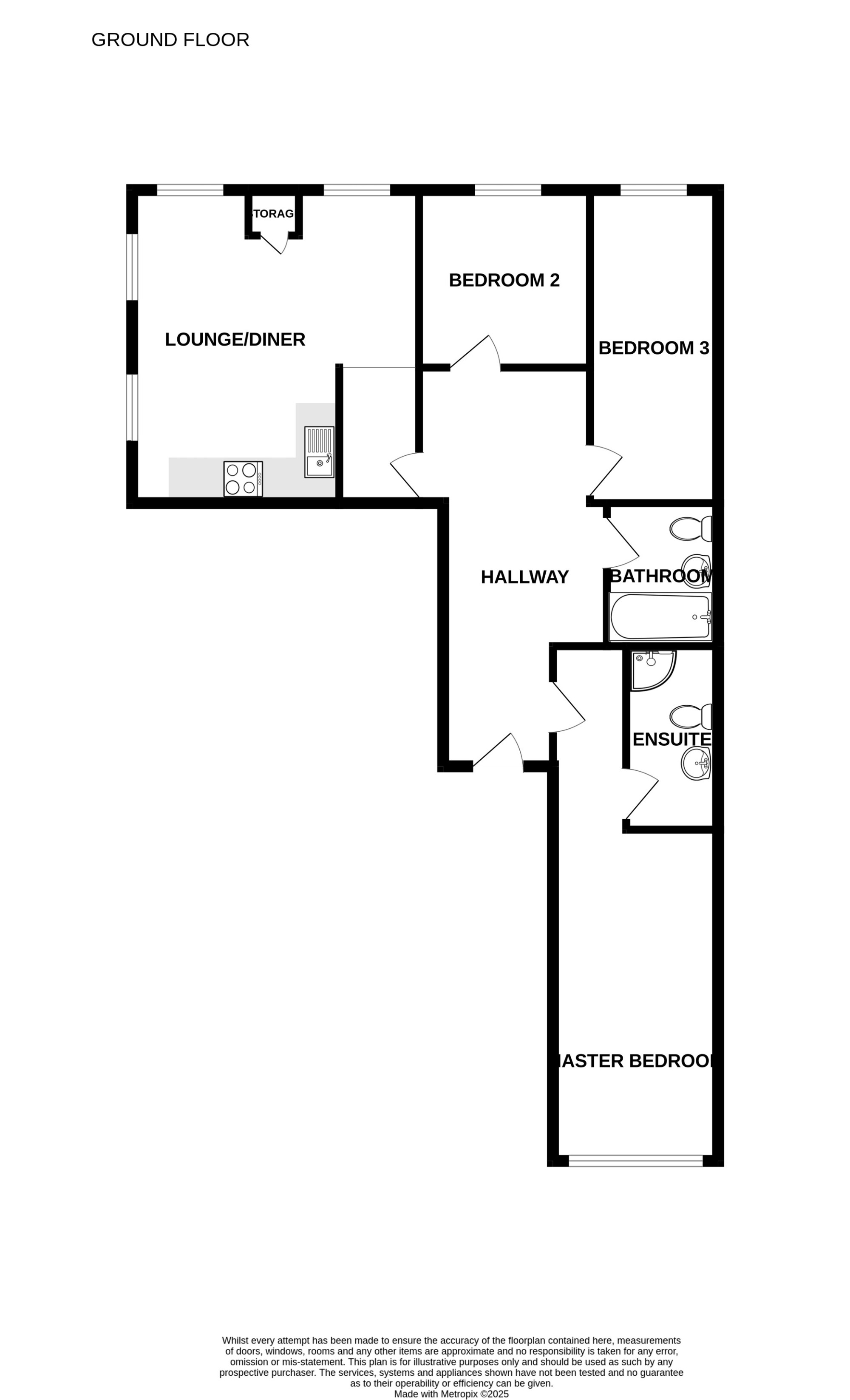 46, Guild House, Preston floorplan