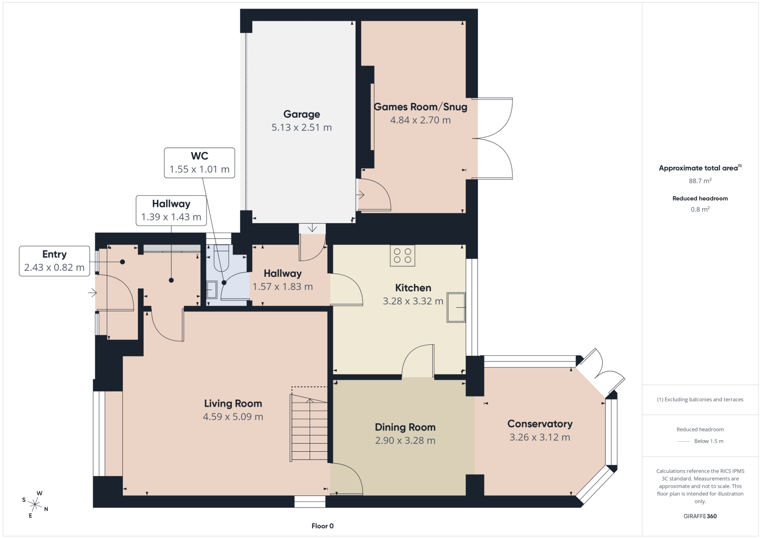 44, Sycamore Drive Whitby, Ellesmere Port floorplan