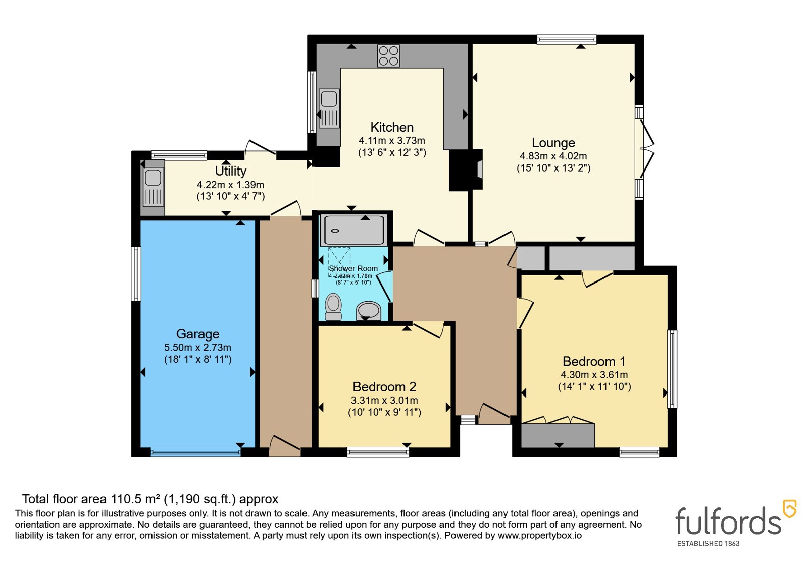 12, Ash Way, Devon floorplan