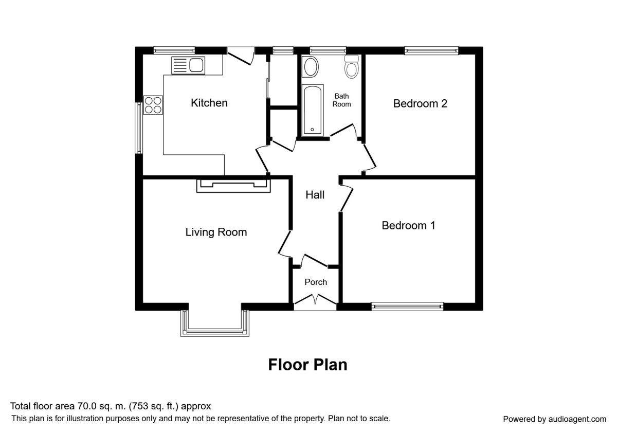 2 Bedrooms Bungalow for sale in Abbotts Close, Congleton CW12