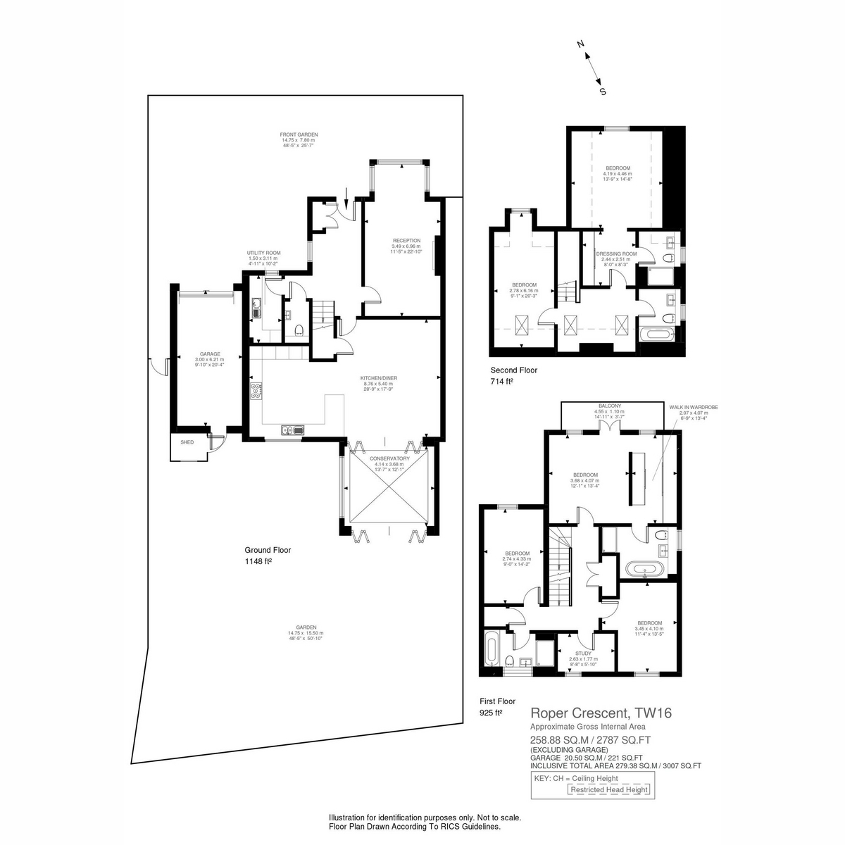 33, Roper Crescent, Sunbury-on-thames floorplan