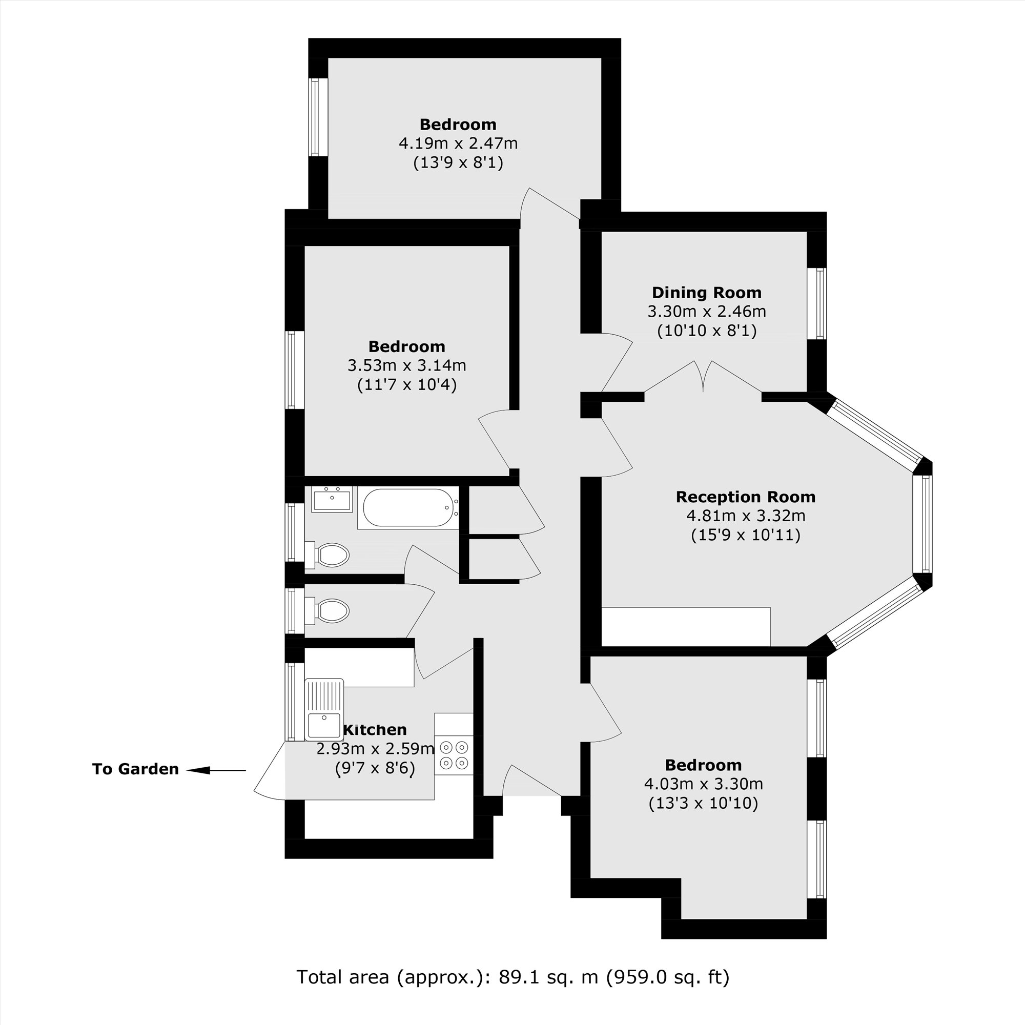 40 Lebanon Court, Richmond Road, Twickenham floorplan