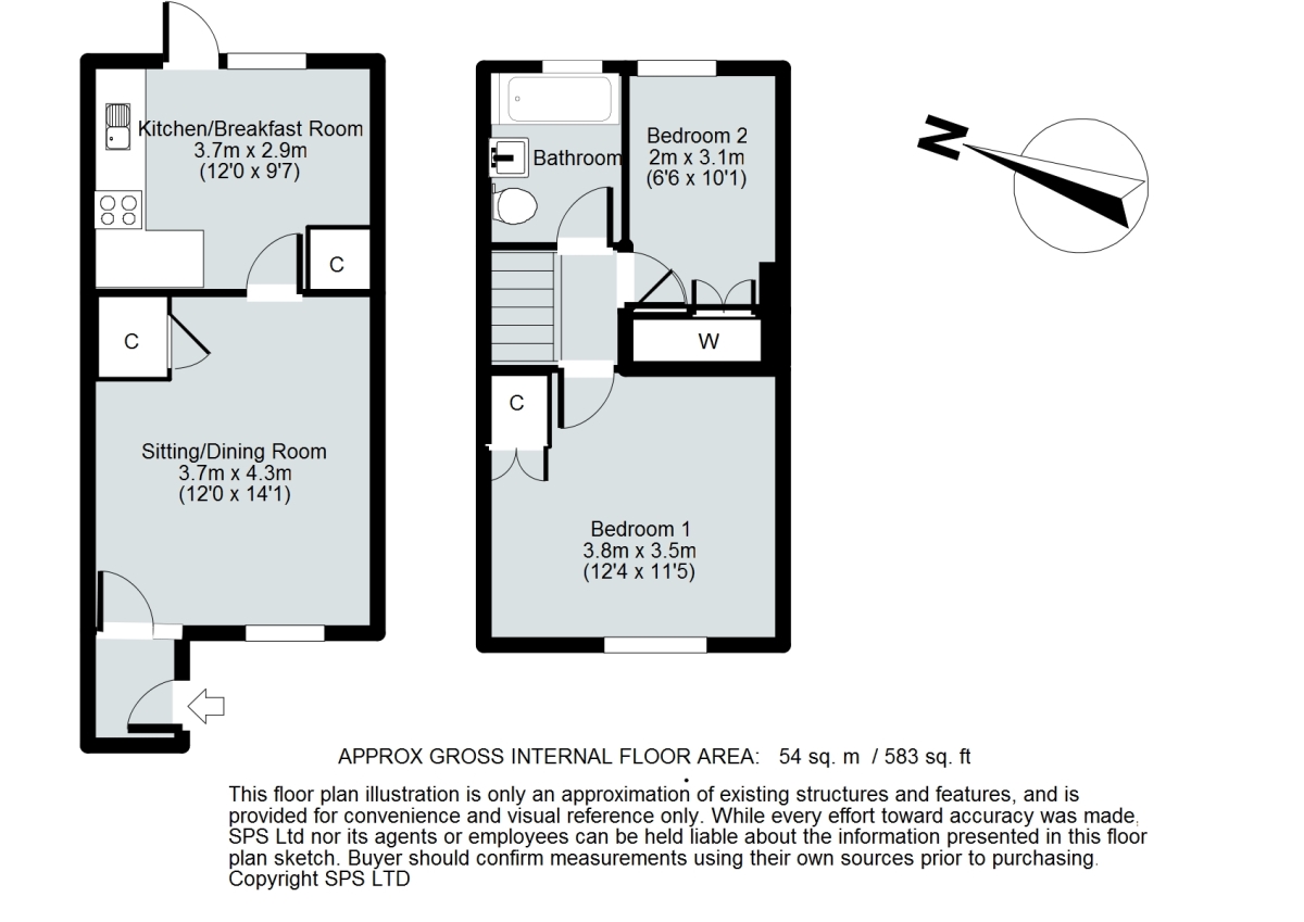 38, Flatford Place, Kidlington floorplan