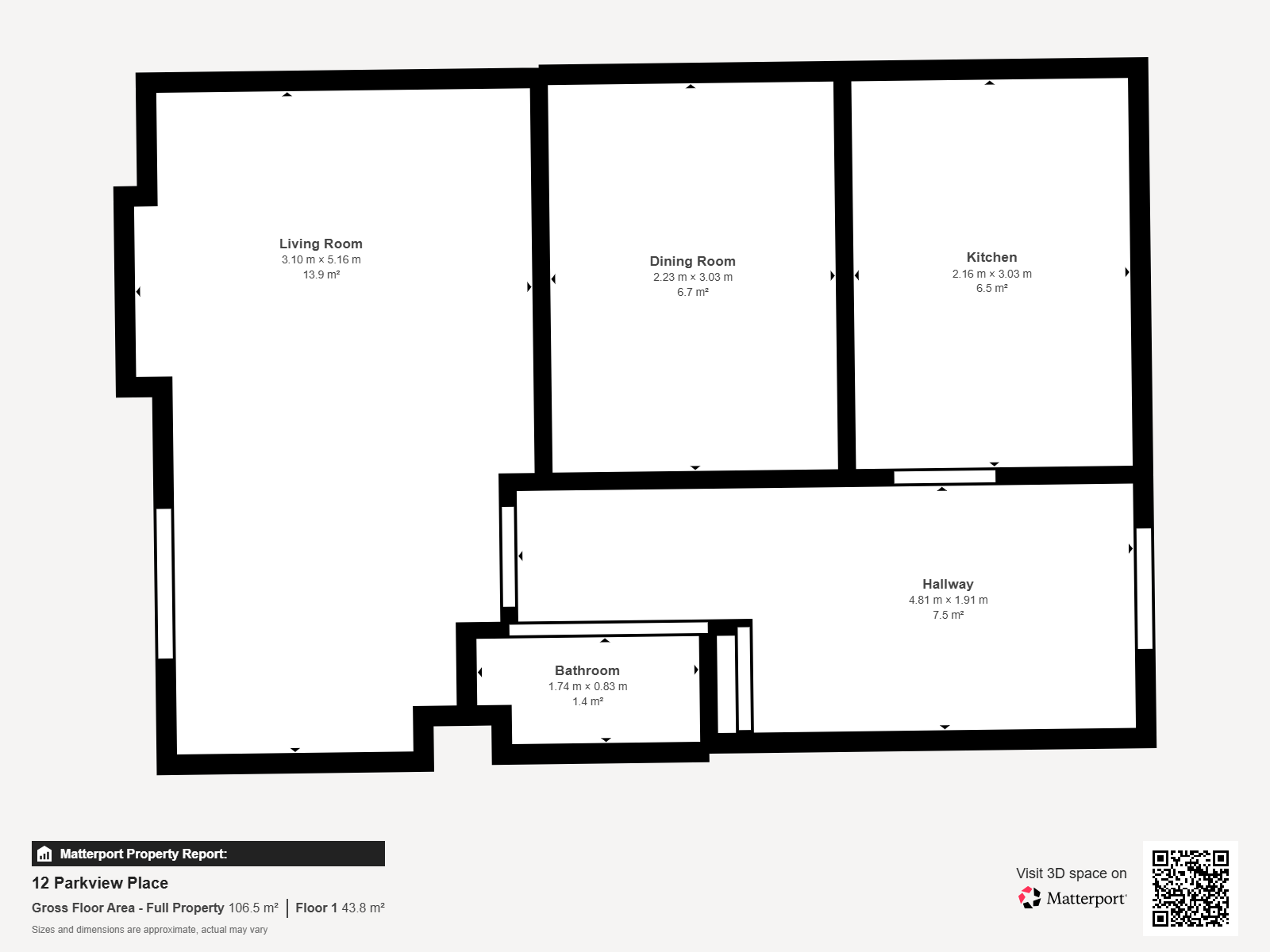 12 Parkview Place, Leeds floorplan
