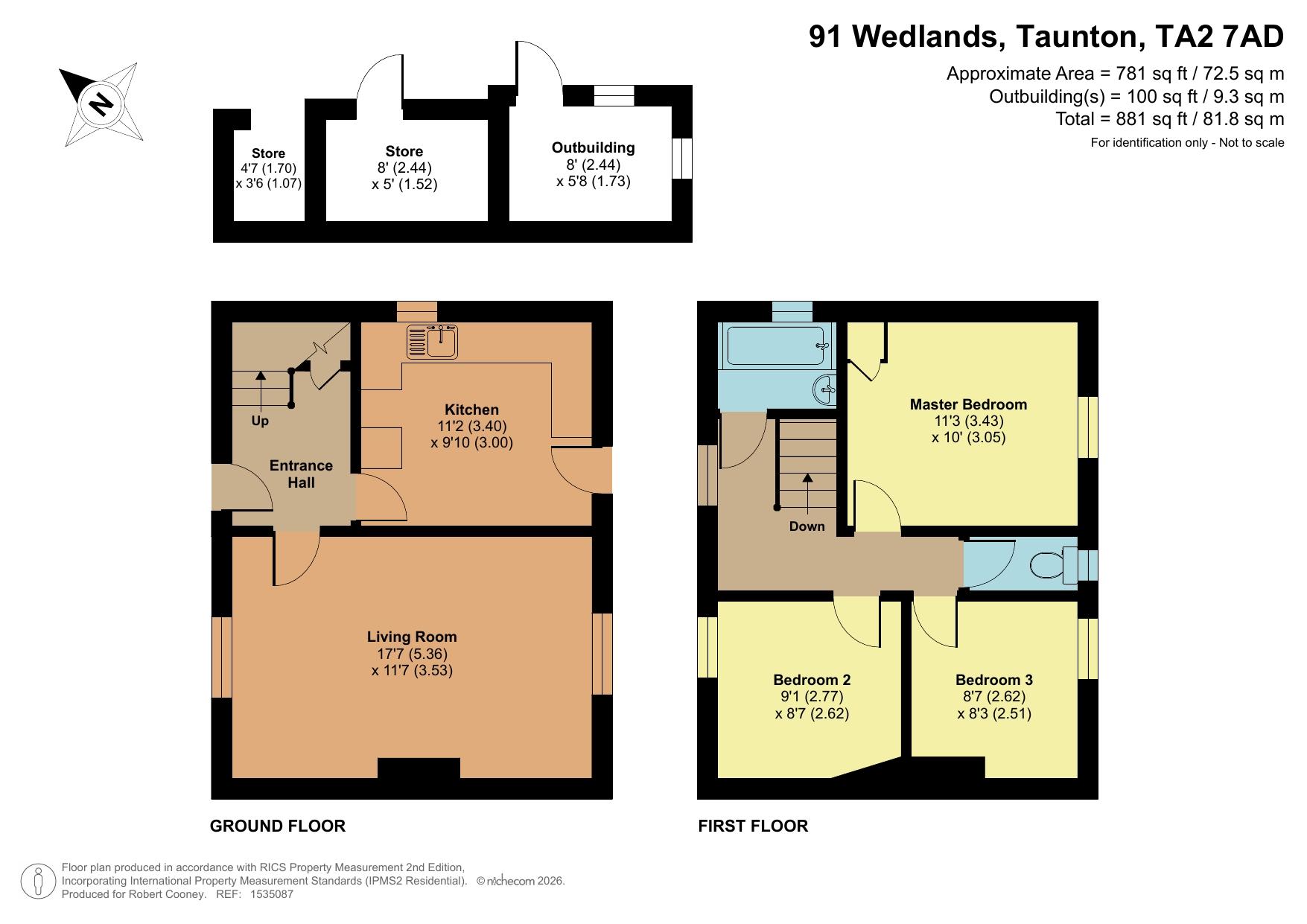 91 Wedlands, Taunton floorplan