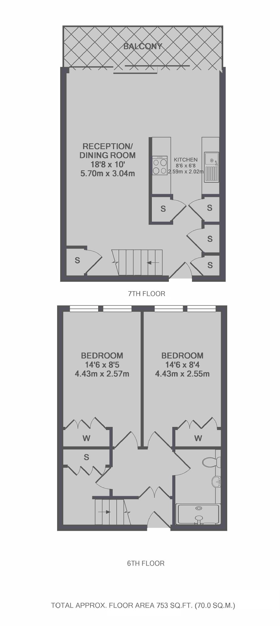 44 Luxborough Tower, Luxborough Street, London floorplan