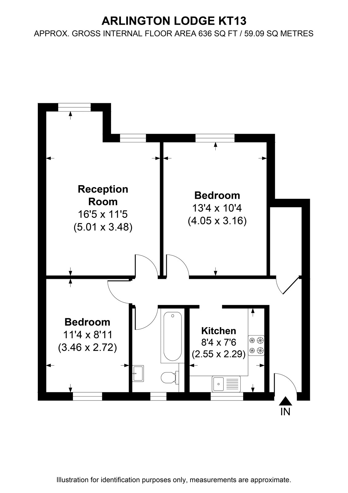 51, Arlington Lodge, Monument Hill, Weybridge floorplan