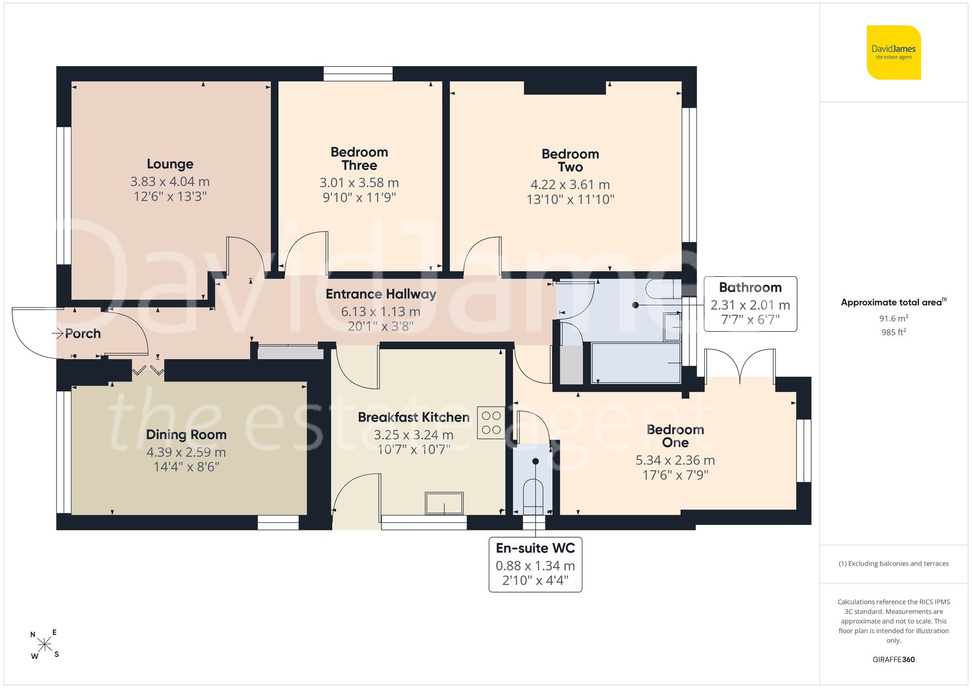 2 Kent Road, Nottingham floorplan