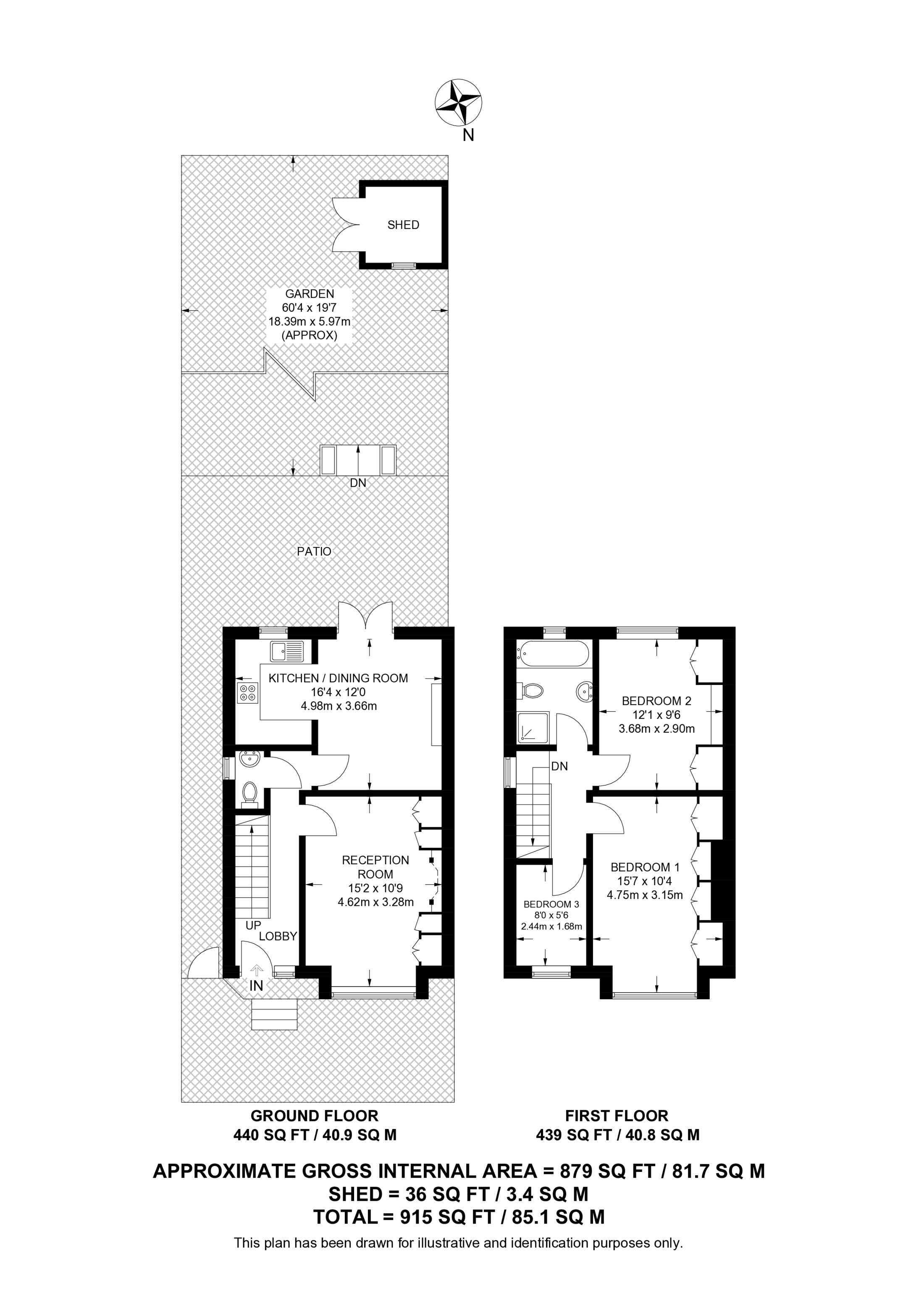 Crescent Road, New Barnet floorplan