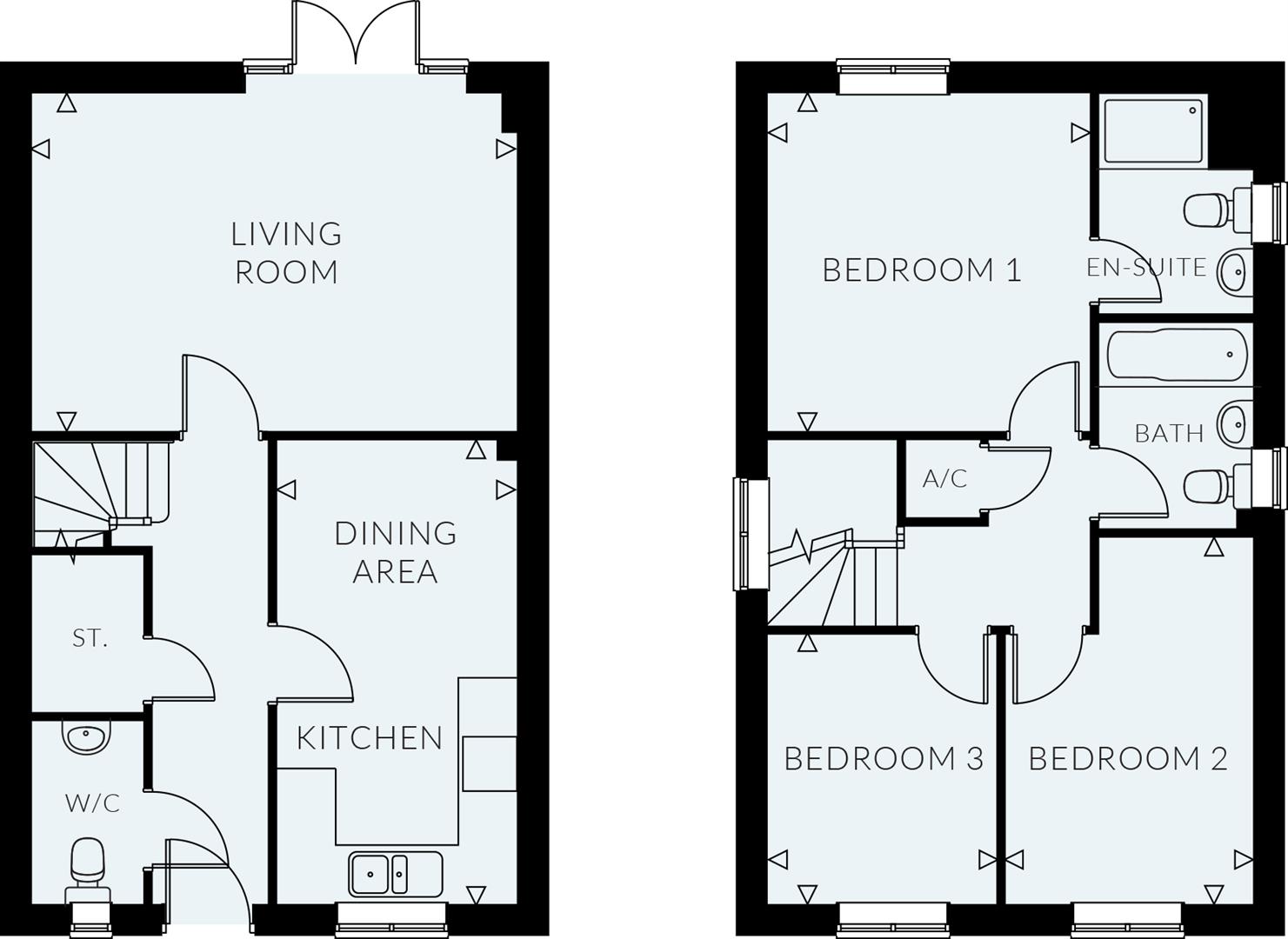 Plot 4, Skylark View, Biggleswade floorplan