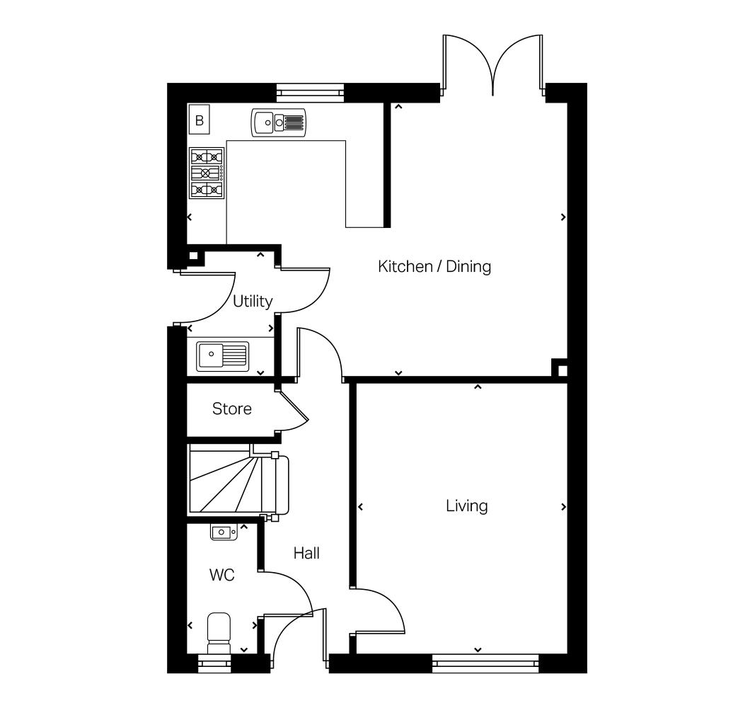 The Ramsey Plot 115, The Ramsey at Sence Valley Road, Beveridge Lane, Coalville floorplan