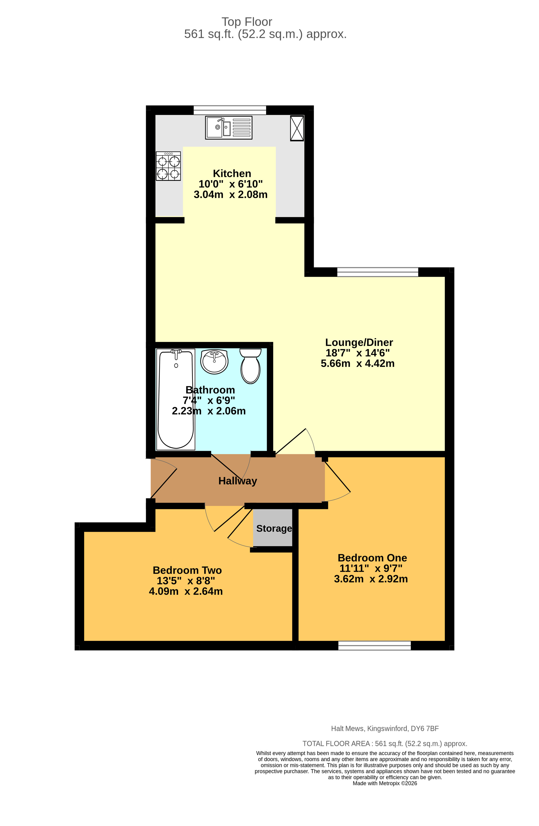 9, Halt Mews, Kingswinford floorplan