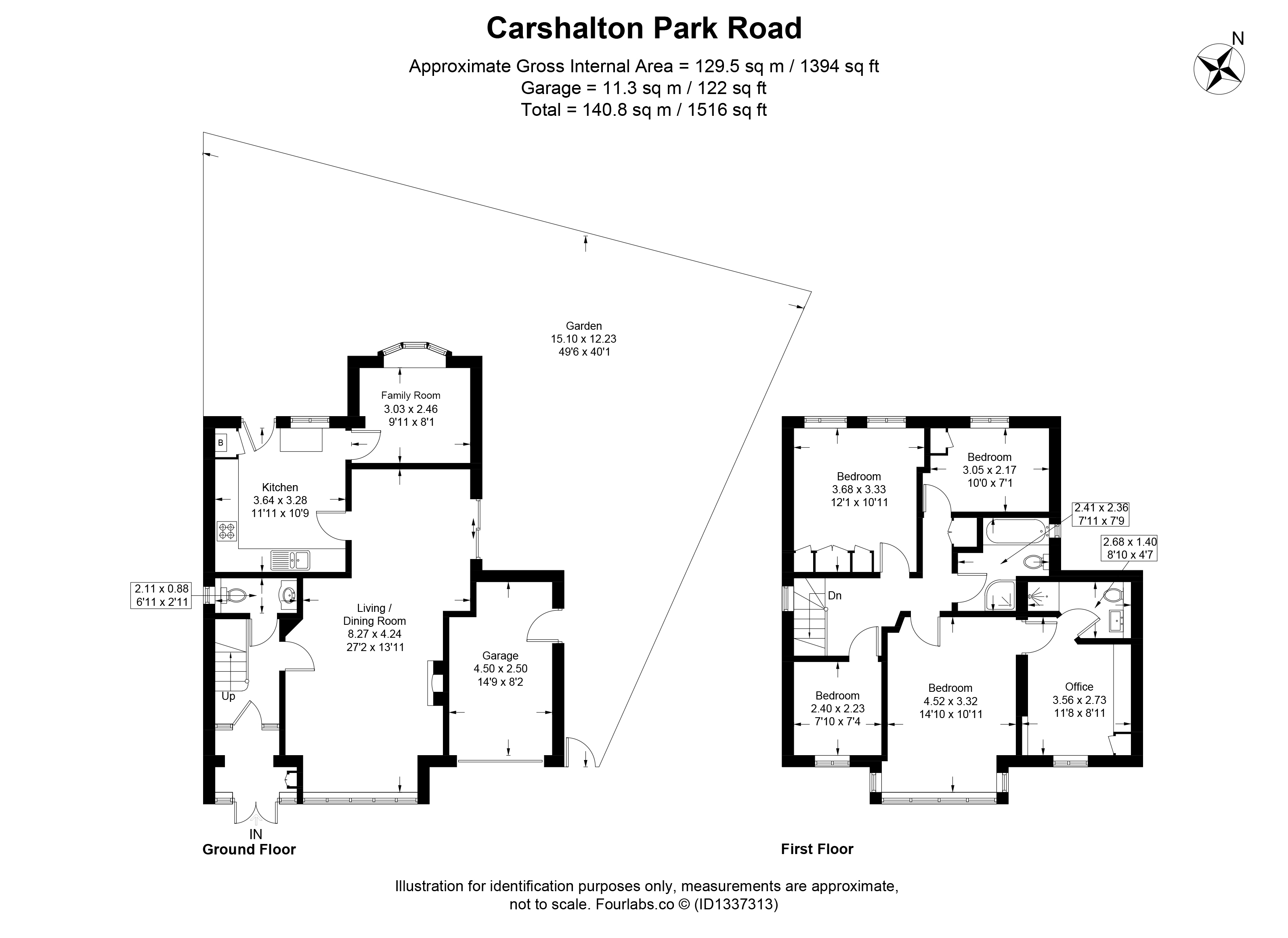 140, Carshalton Park Road, Carshalton floorplan