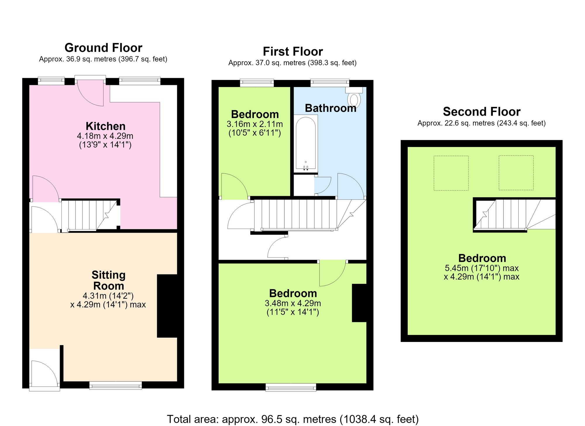 55 Lovers Lane, Manchester floorplan
