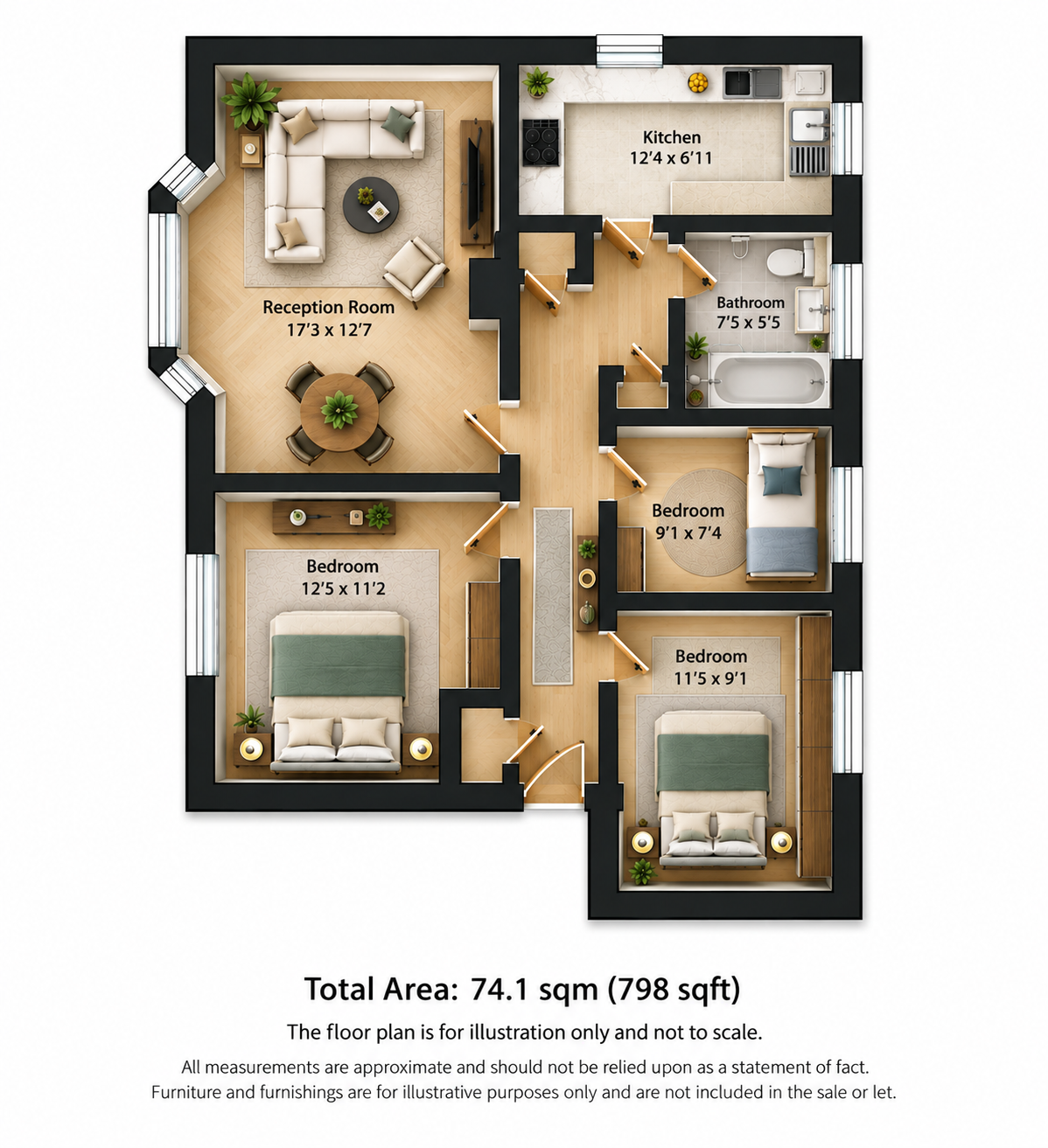 Laurel House,Flat 5, Bromley Road, Bromley floorplan