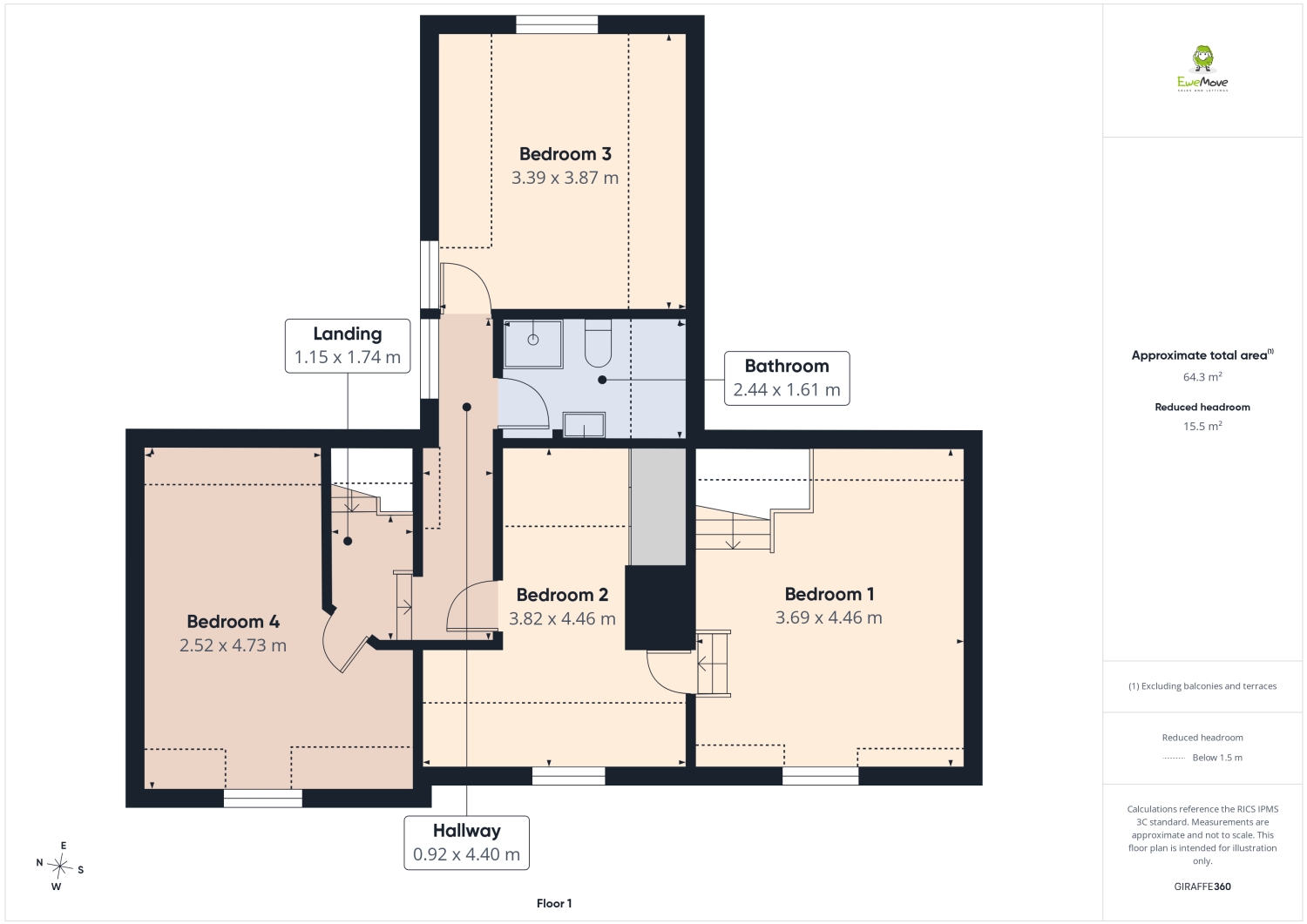 Briar Cottage, Leebotwood, Church Stretton floorplan