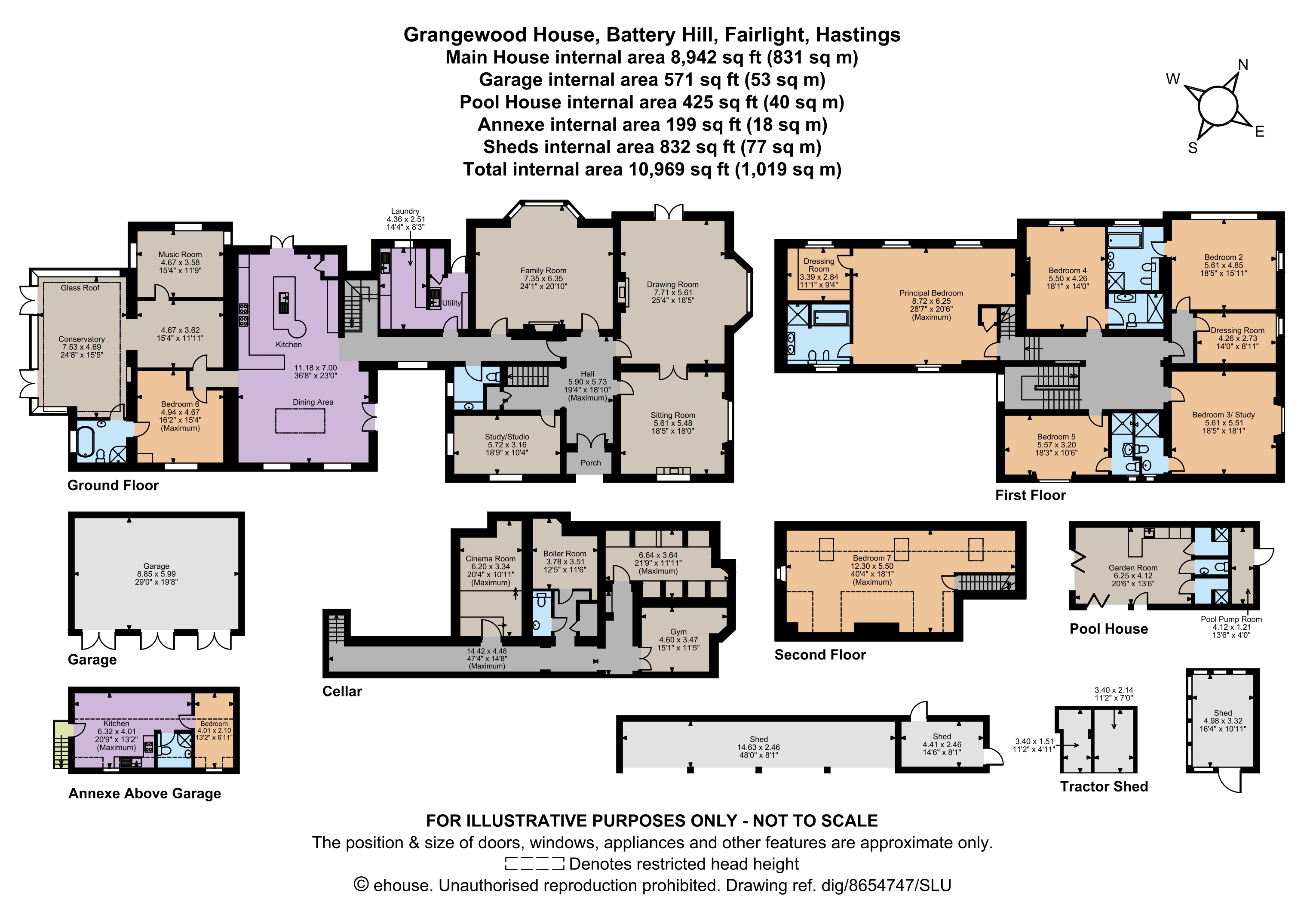 Grangewood House,, Battery Hill, Hastings floorplan