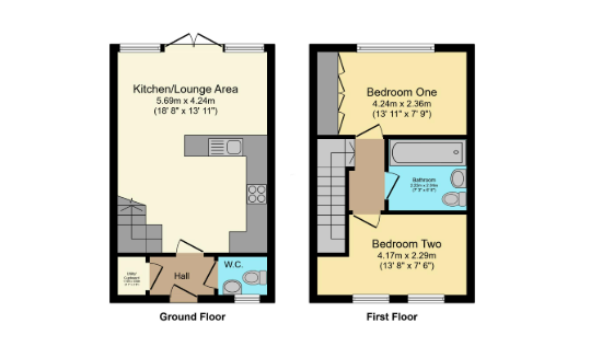 77, Cherry Tree Drive, Coventry floorplan