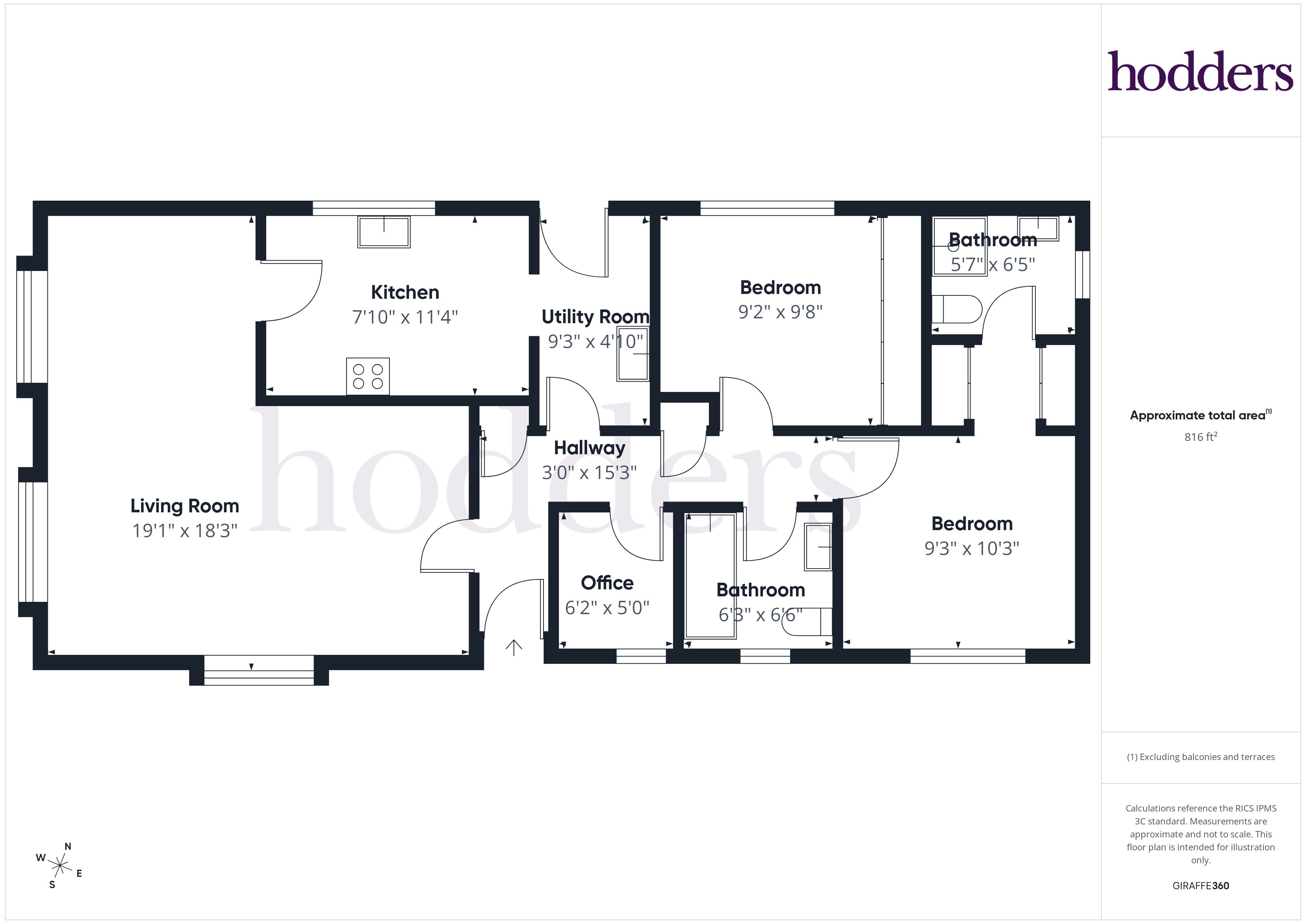 135, Fangrove Park, Lyne floorplan