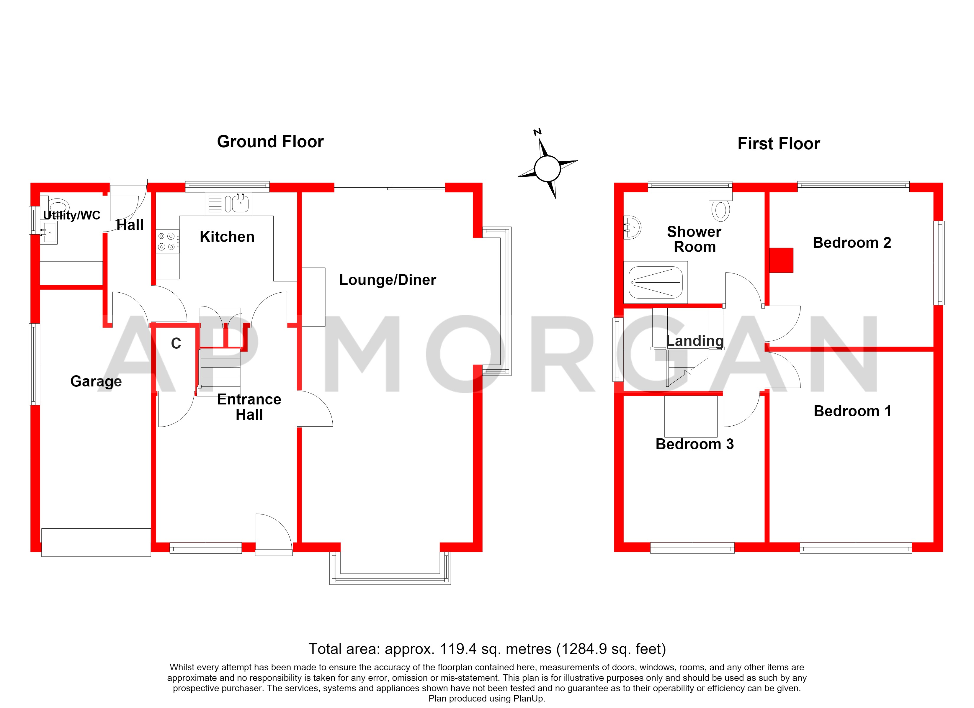 46, Wollescote Road, Dudley floorplan
