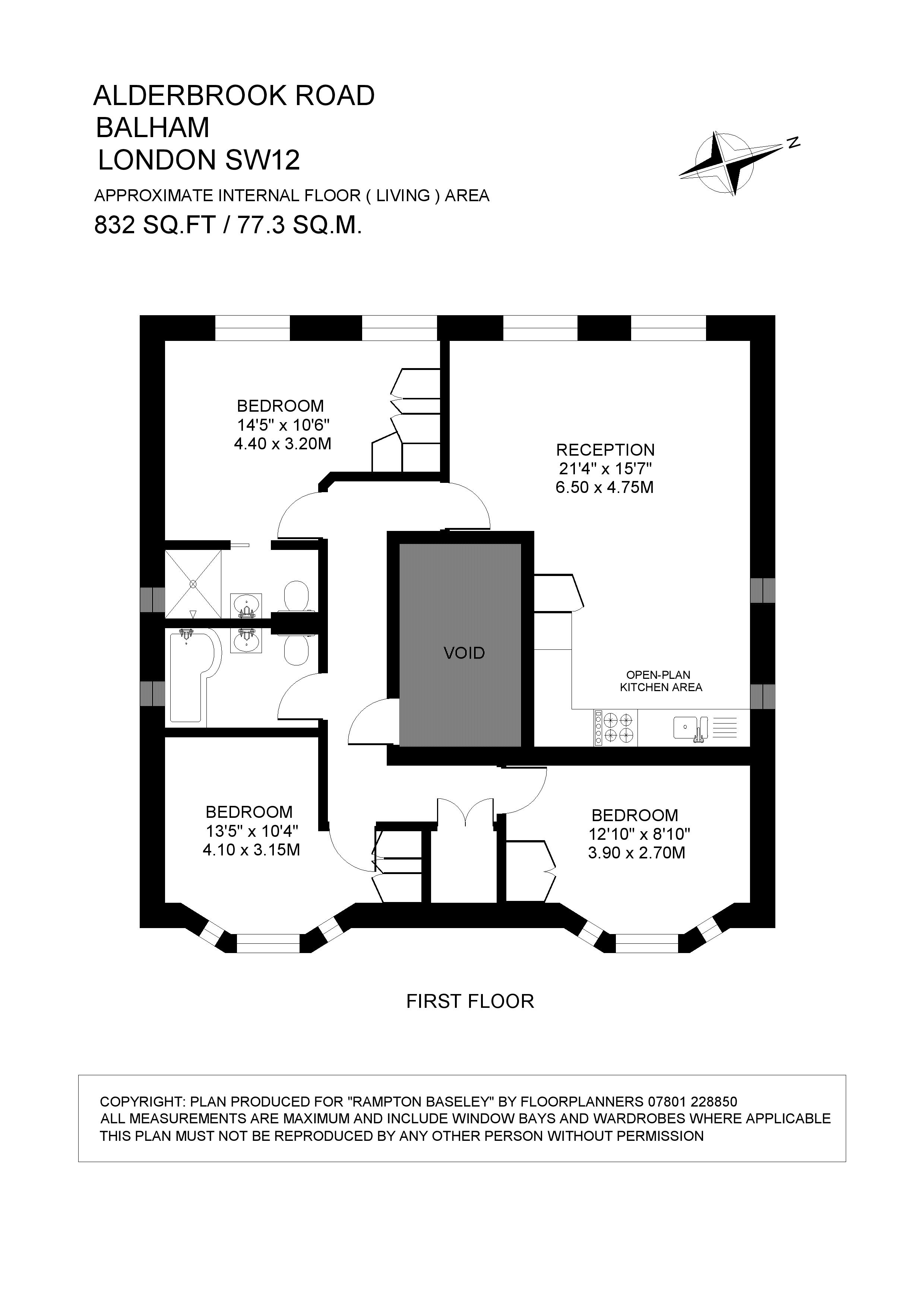 Flat 2, 10, Alderbrook Road, London floorplan