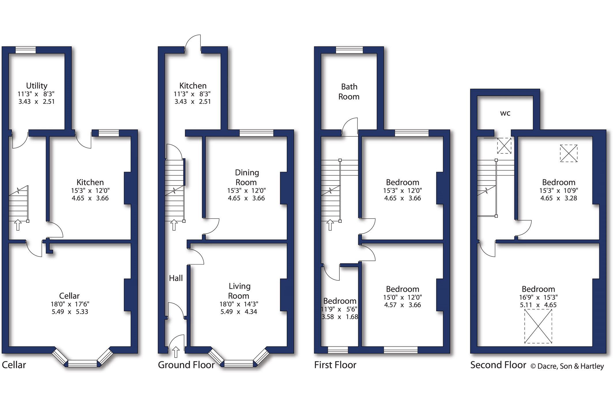 34, Wellington Crescent, West Yorkshire floorplan