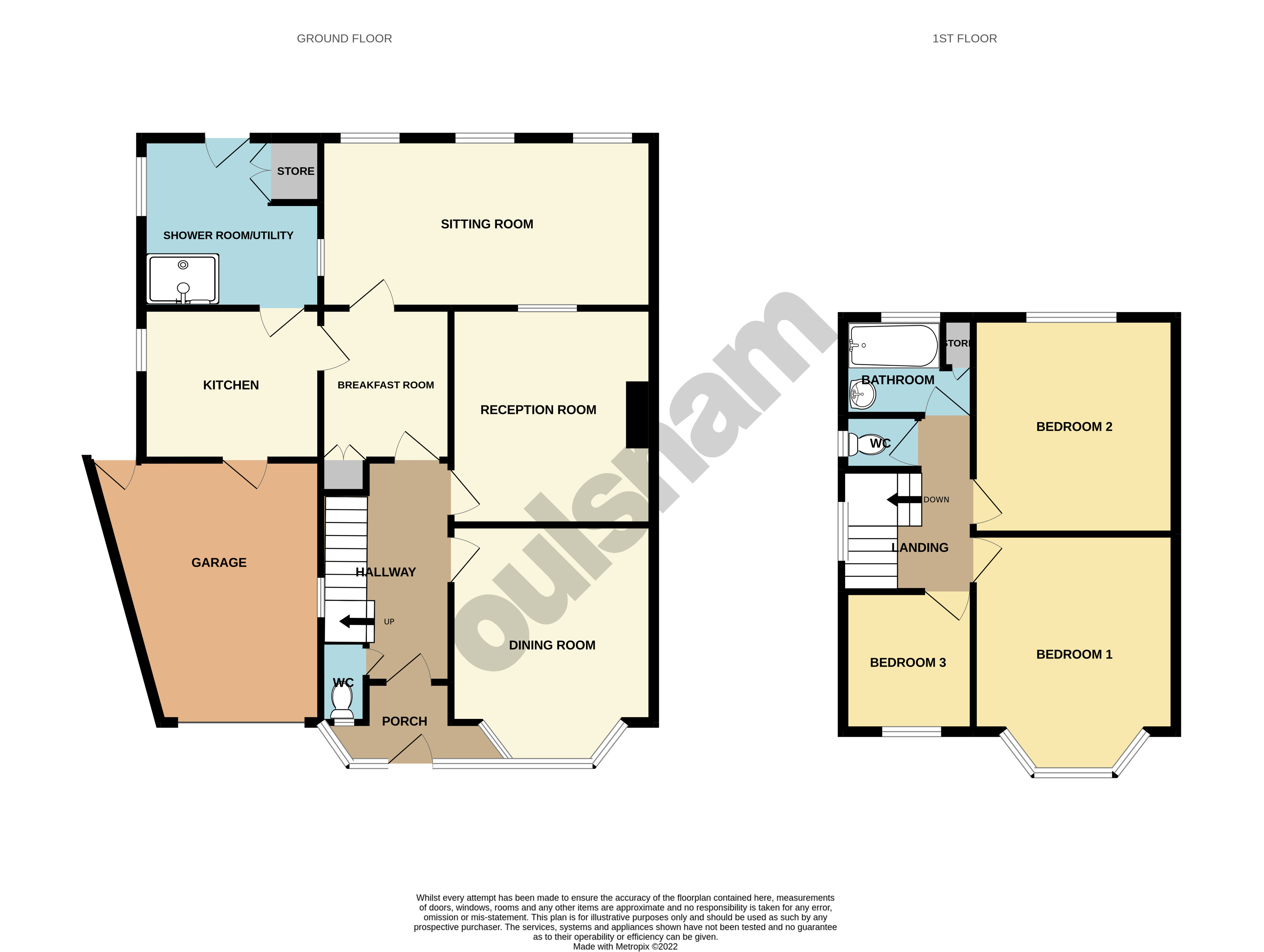 Croome Close, Sparkhill, Birmingham, B11 floorplan