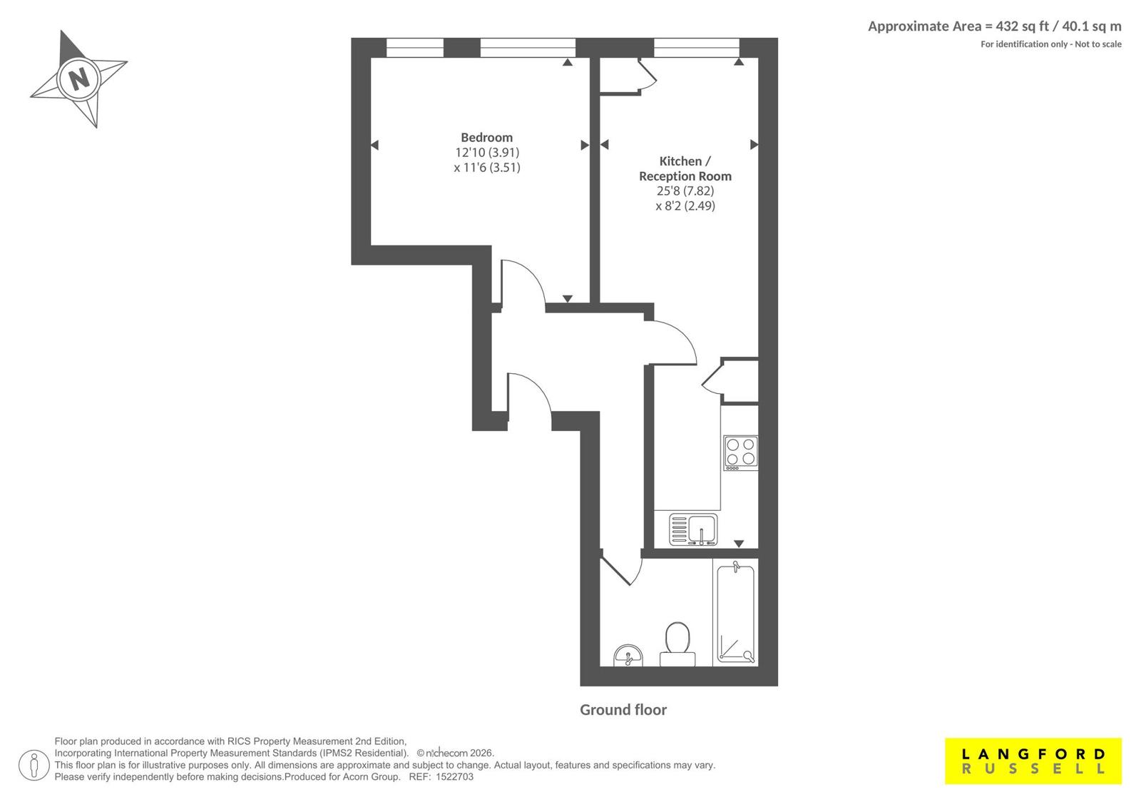 11, Boomtown Apartments, 2, Progressive Close, Sidcup floorplan