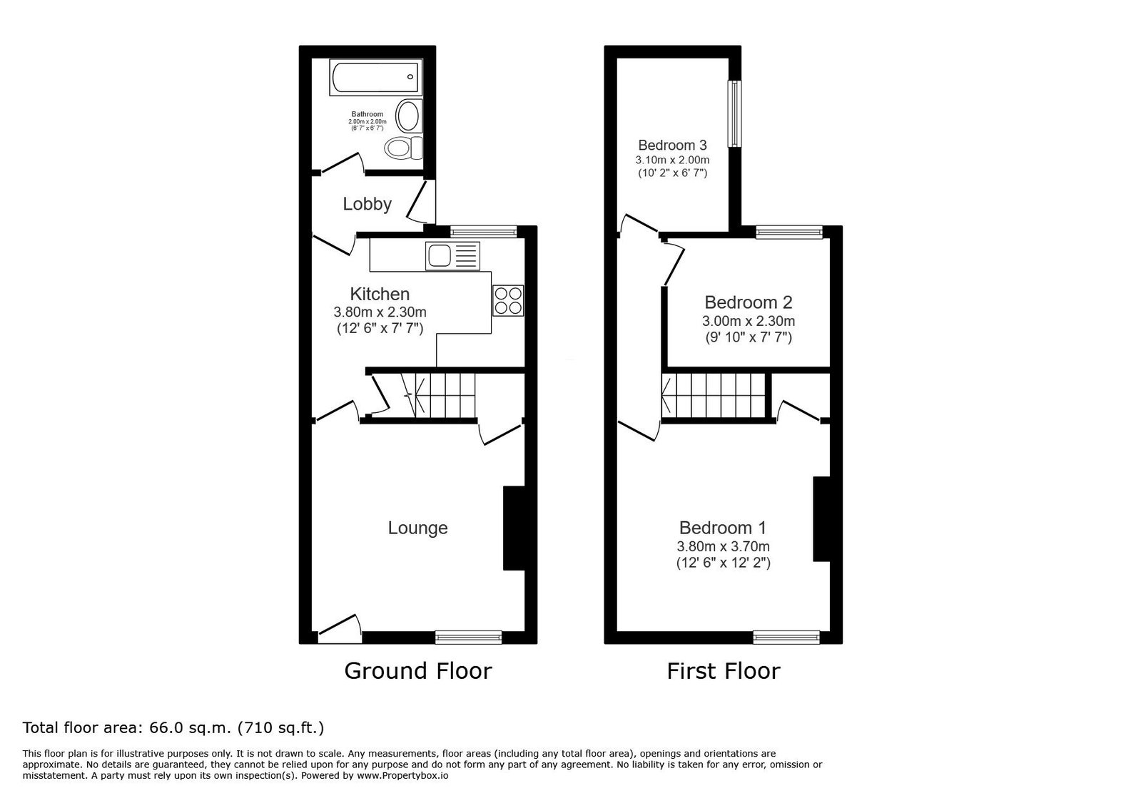 92, Brook Street, Carlisle floorplan