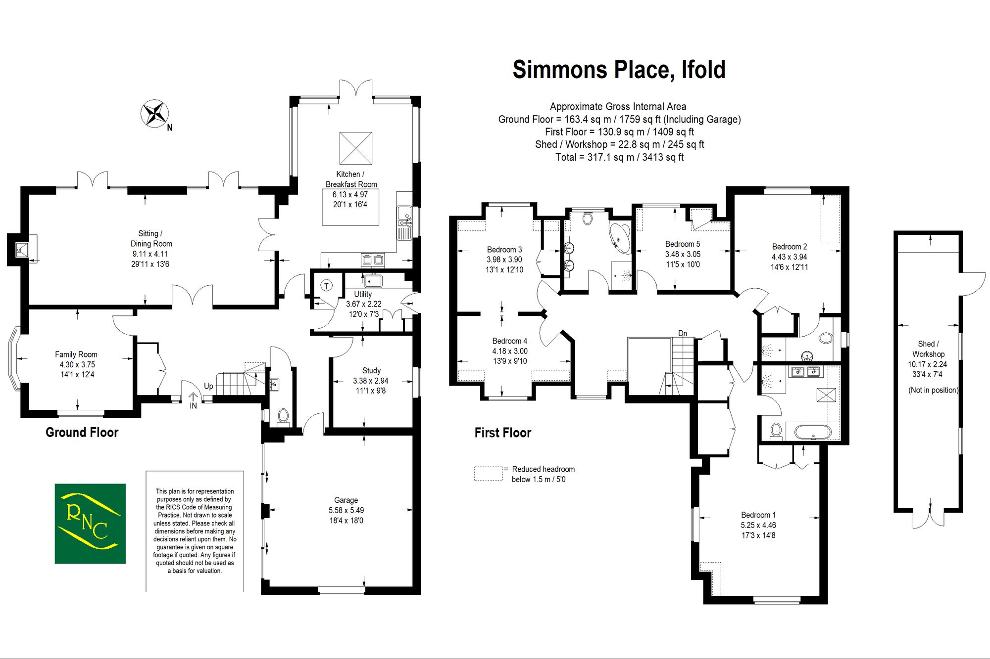 1 Simmons Place, Billingshurst floorplan
