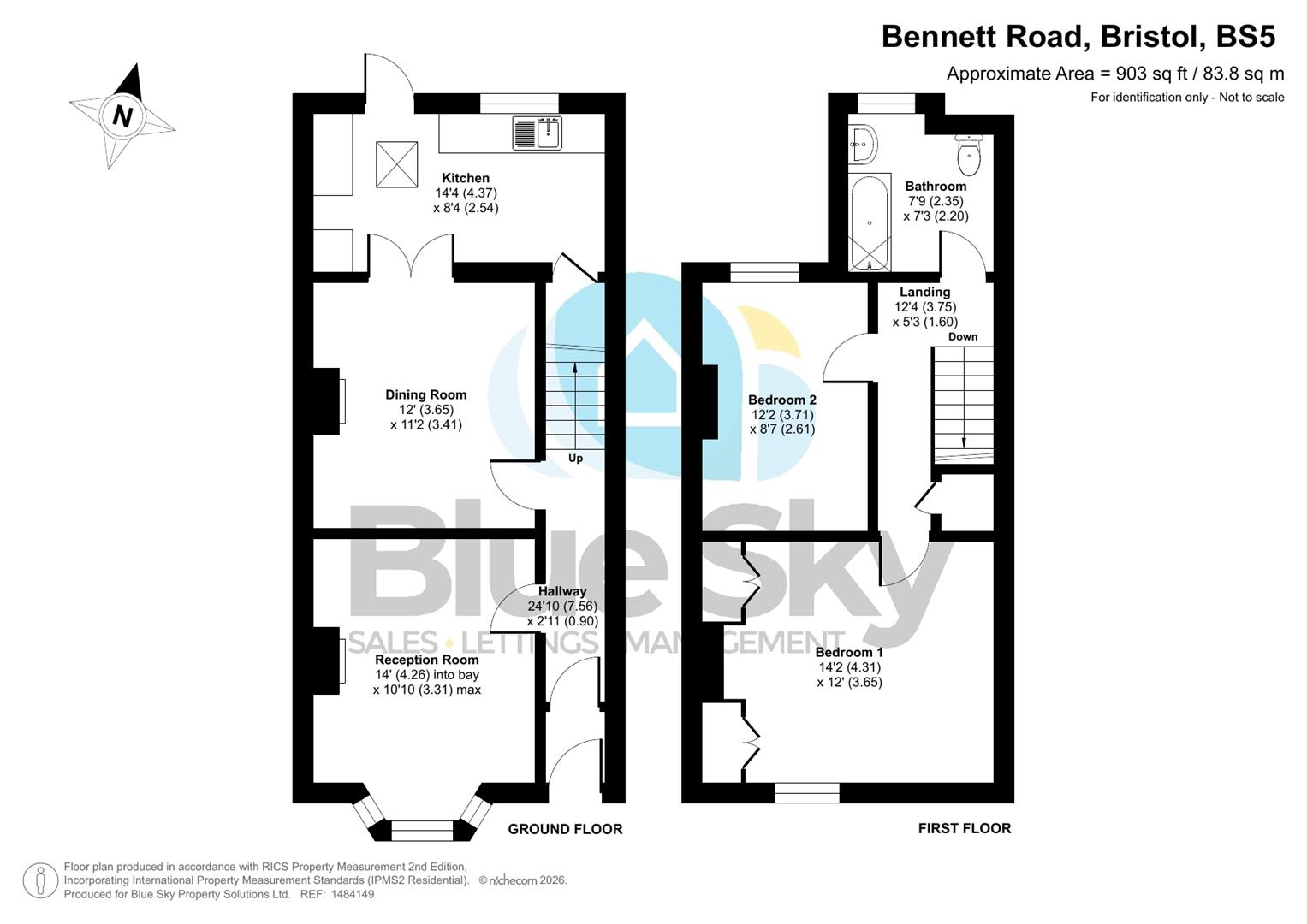 5, Bennett Road, Bristol floorplan