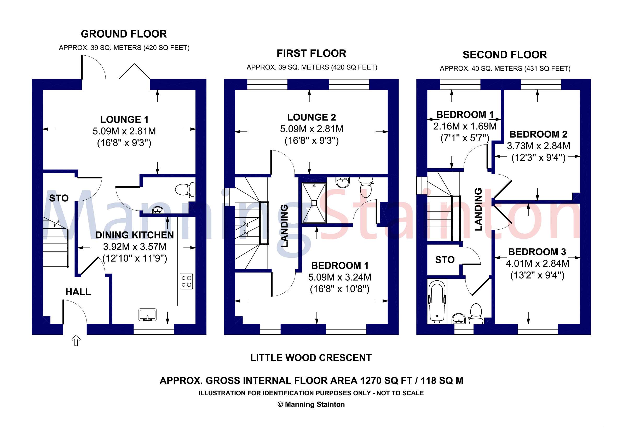 29, Little Wood Crescent, West Yorkshire floorplan