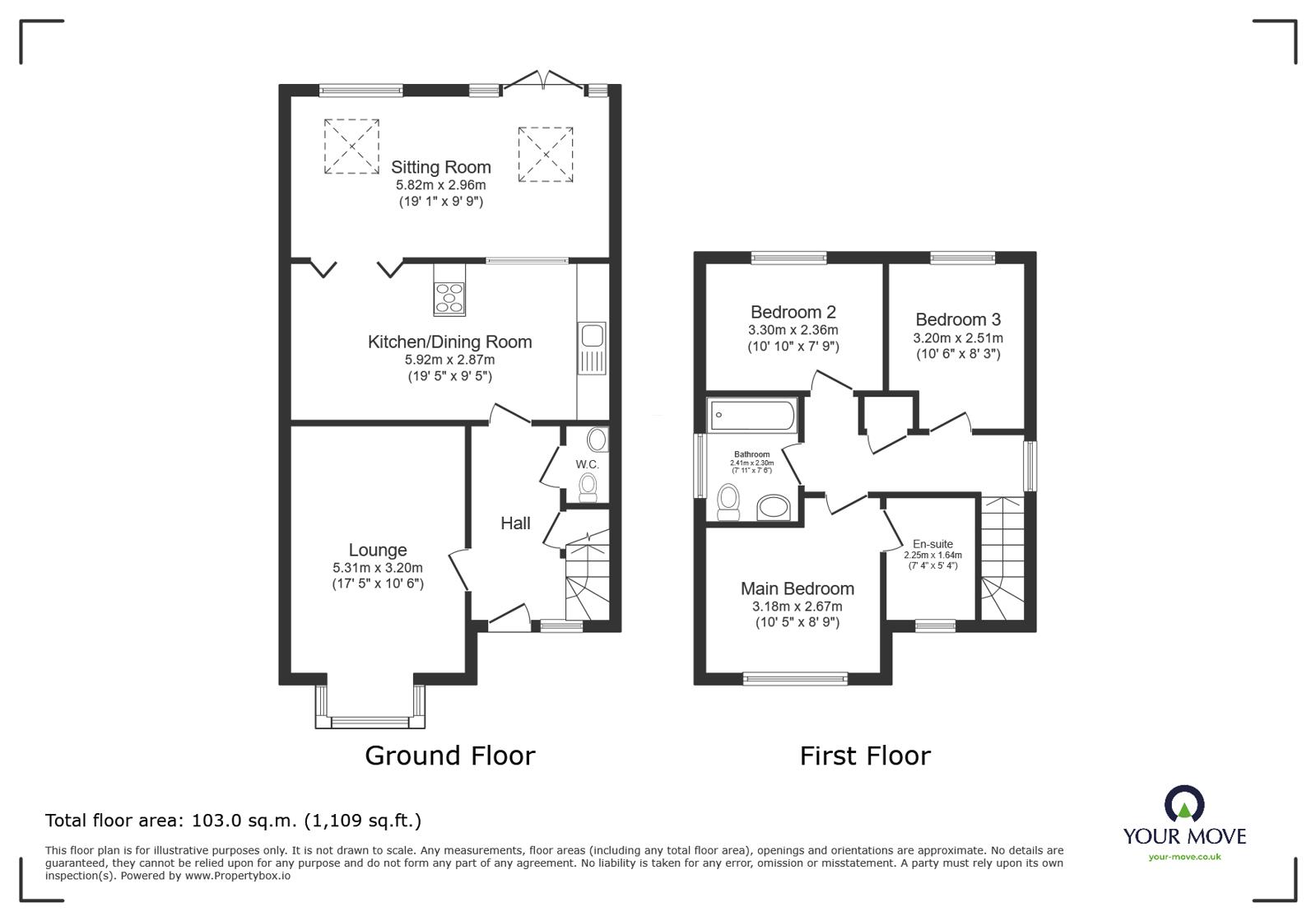 11, Bullbridge View, Salford floorplan